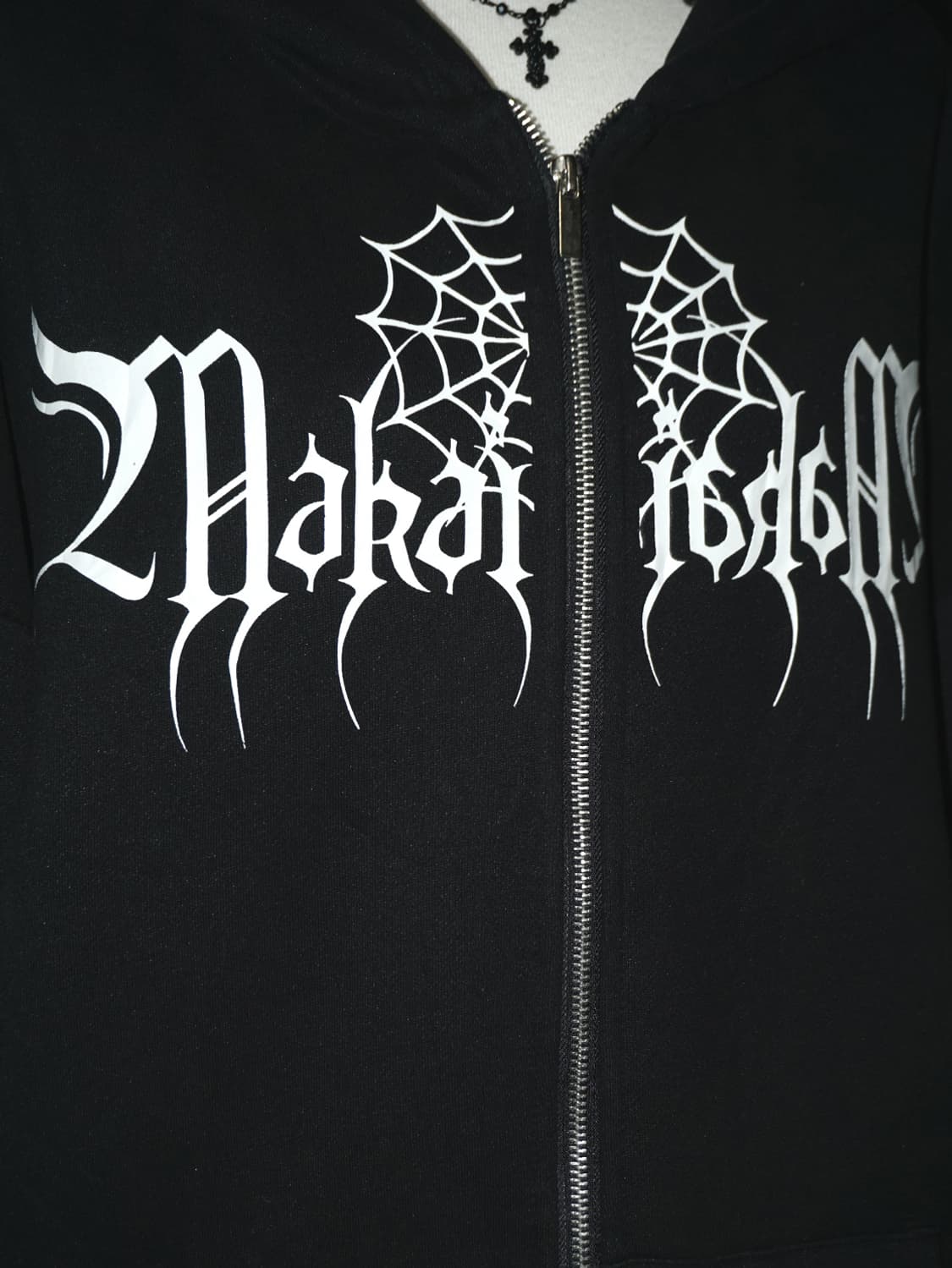 (dirallg) web lettering zip-up hood  상품이미지4