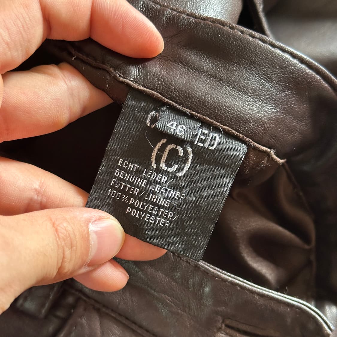 90’s Closed genuine leather pants 상품이미지9