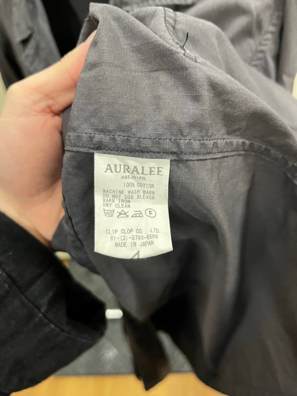 AURALEE FATIGUE JACKET 상품이미지3