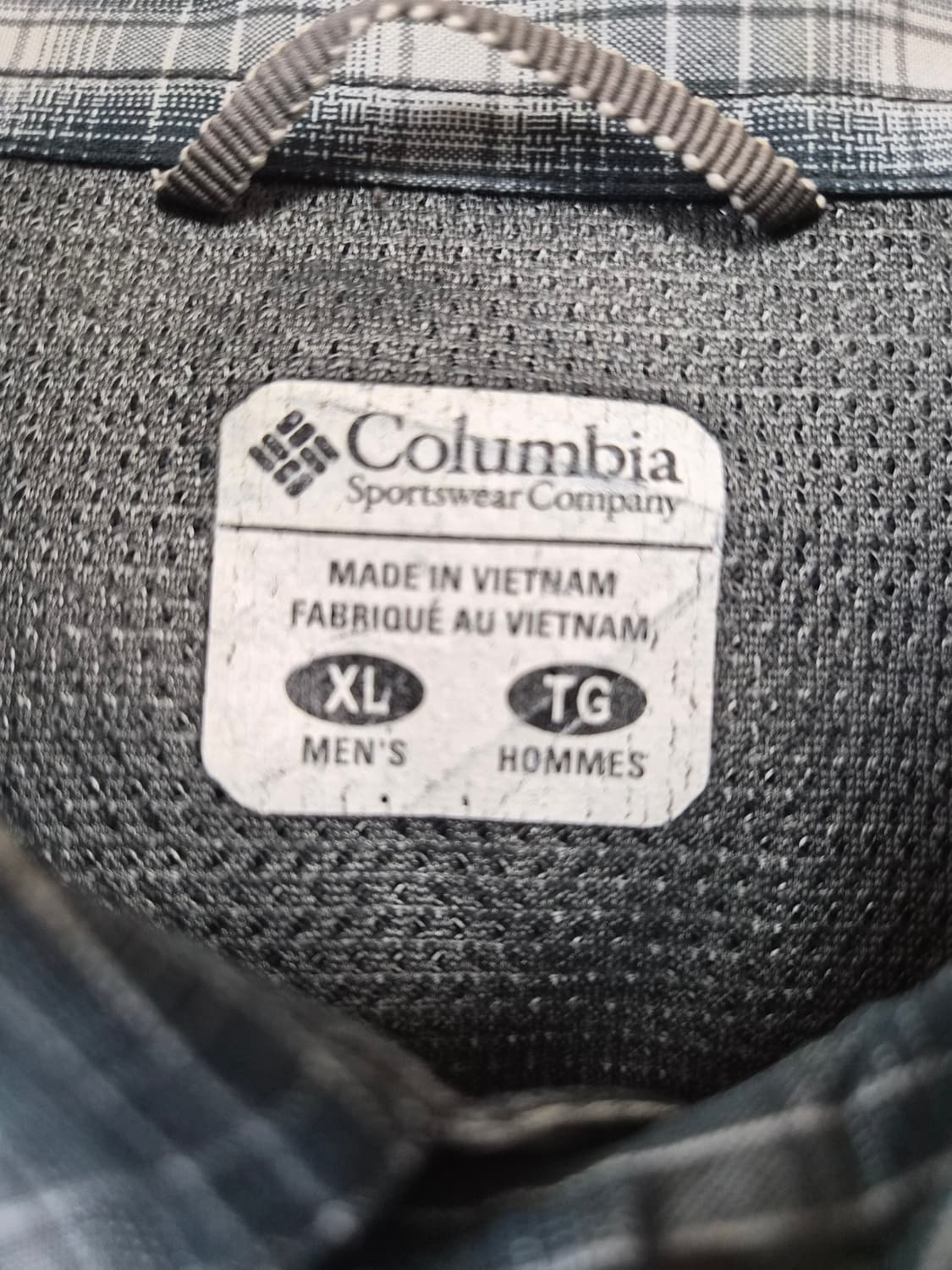 콜롬비아Columbia 체크 셔츠 XL사이즈 - S324 상품이미지4