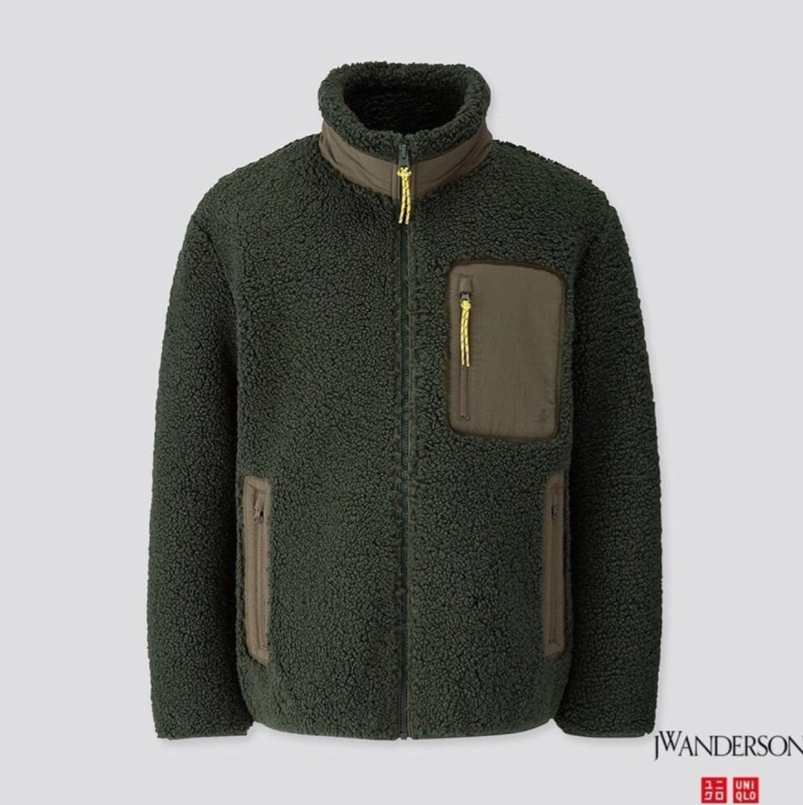 유니클로 / JW앤더슨 헤비후리스 다크그린 / 4XL 상품이미지1