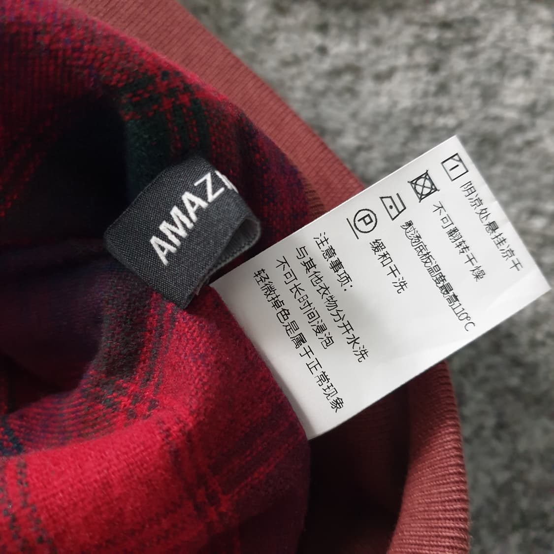 플란넬 배색 후드 집업 상품이미지4