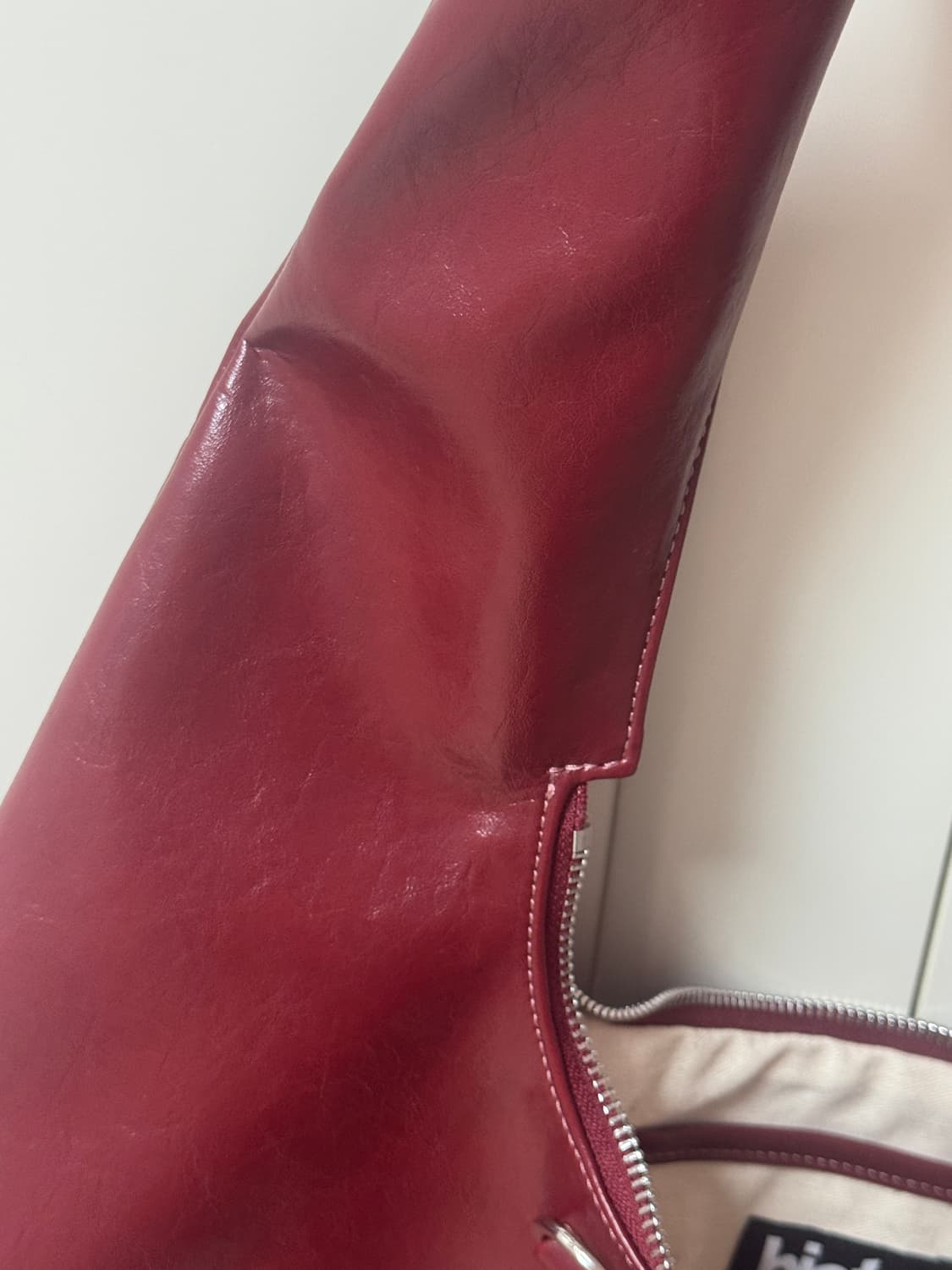 히에타 티나백 체리레드 상품이미지3