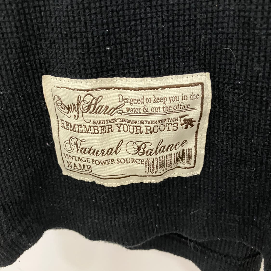 GOTCHA 갓챠 나바호  검정 와플 긴팔티 상품이미지6