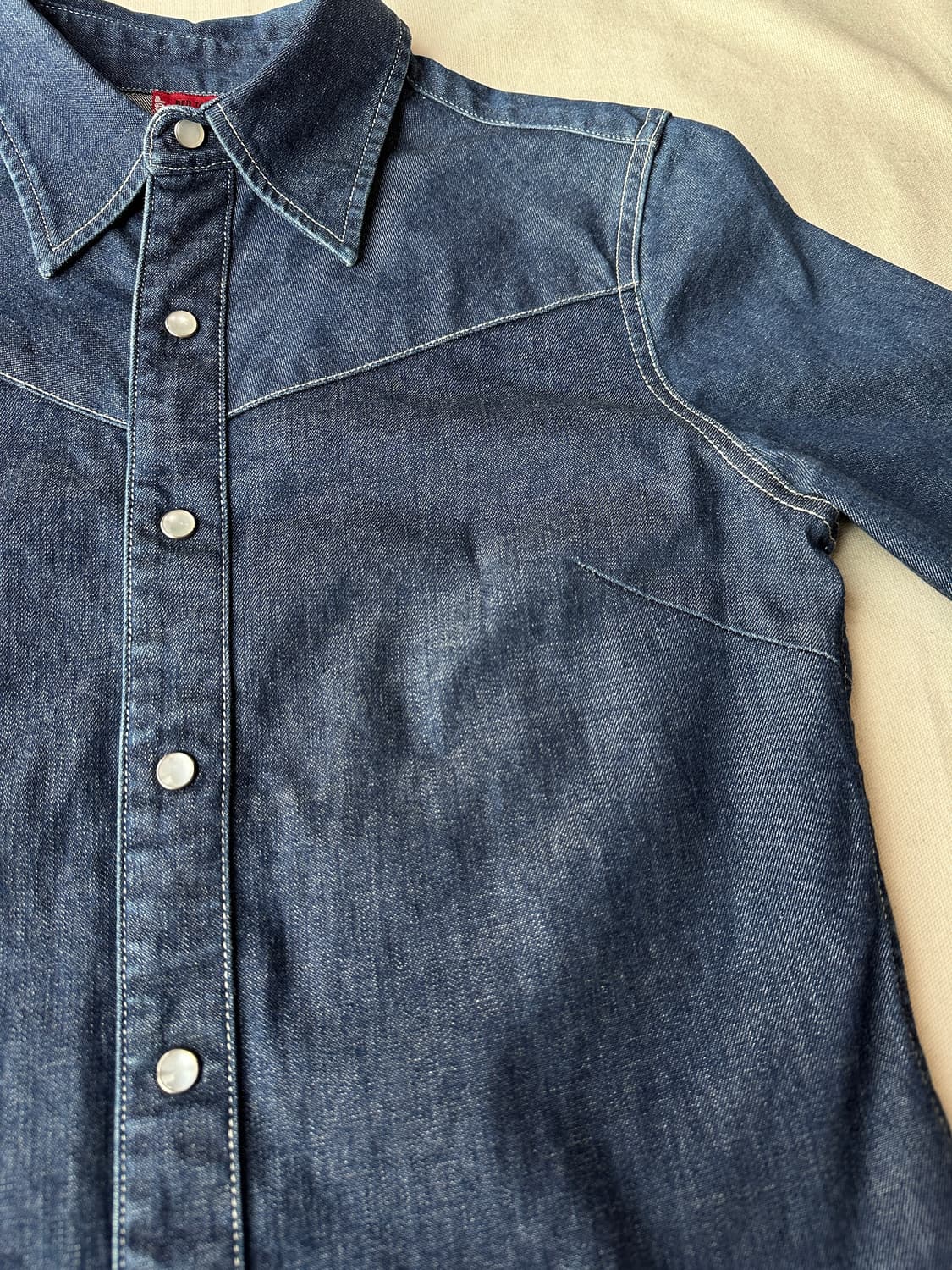리바이스 웨스턴 데님셔츠 여성용 M 상품이미지4