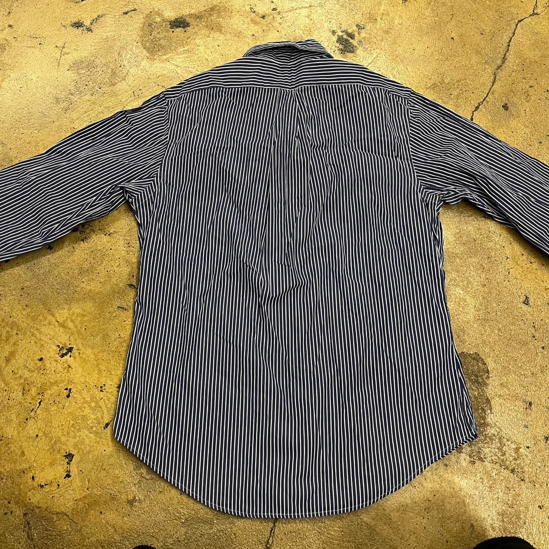 [정품/L] 폴로 랄프로렌 스트라이프 셔츠 남방 네이비 b8 상품이미지4