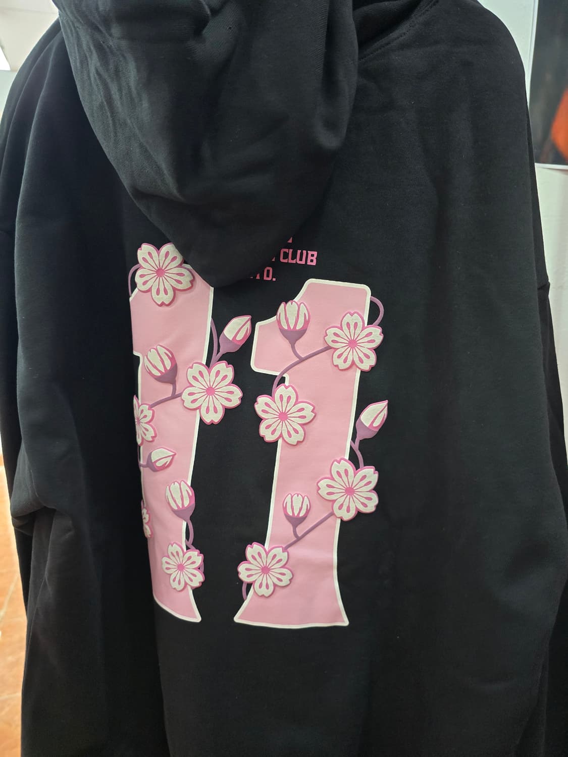 [새상품] NC엔씨다이노스 X 무신사 26 한정판 벚꽃후디 상품이미지4