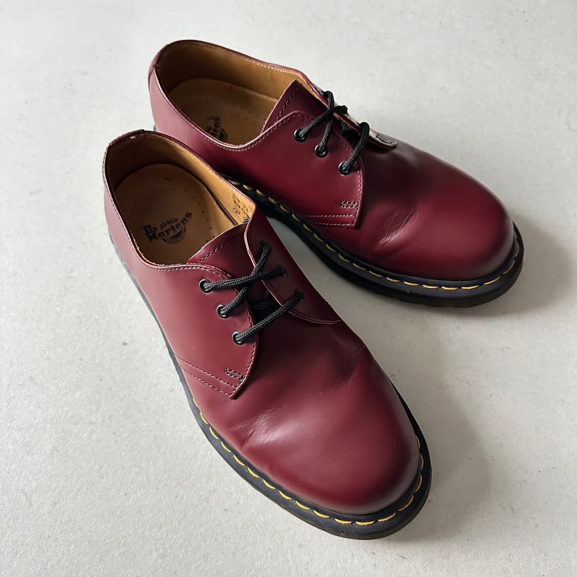 닥터마틴 1461 체리레드 3홀 UK7 상품이미지6