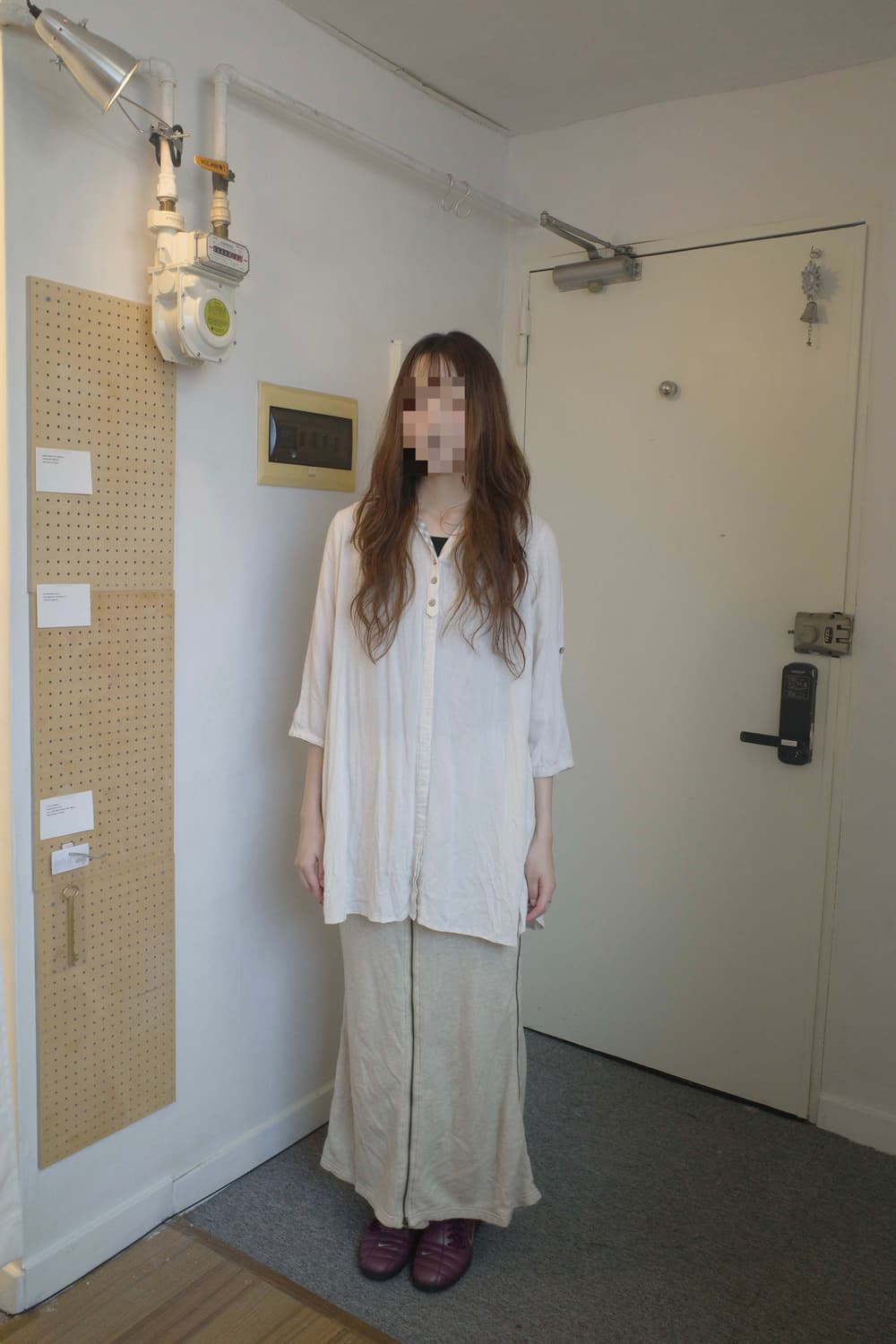 G.O.A zipper long skirt 상품이미지3