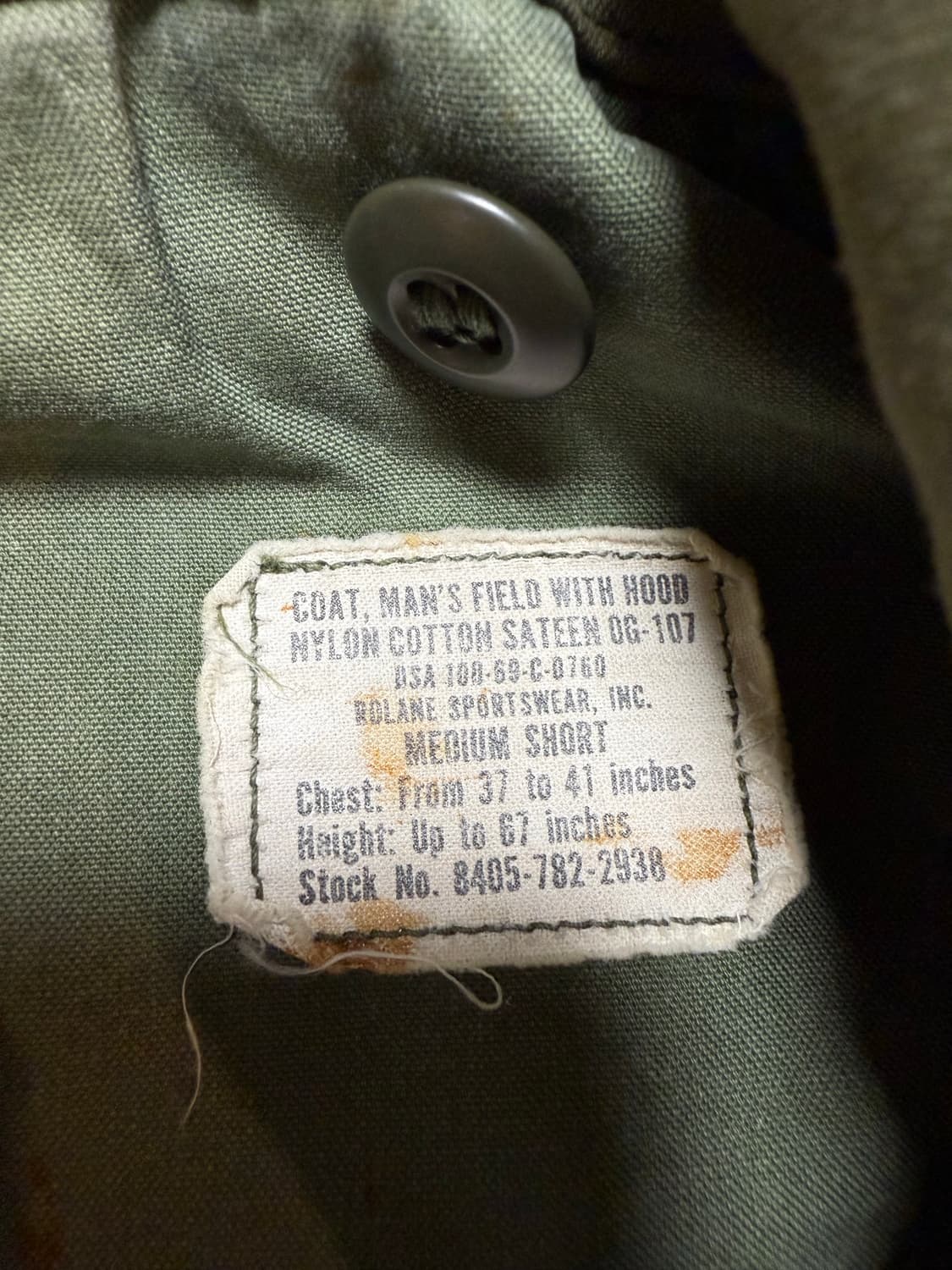 (m/s) 오리지널 2세대 m65 필드 자켓 상품이미지8