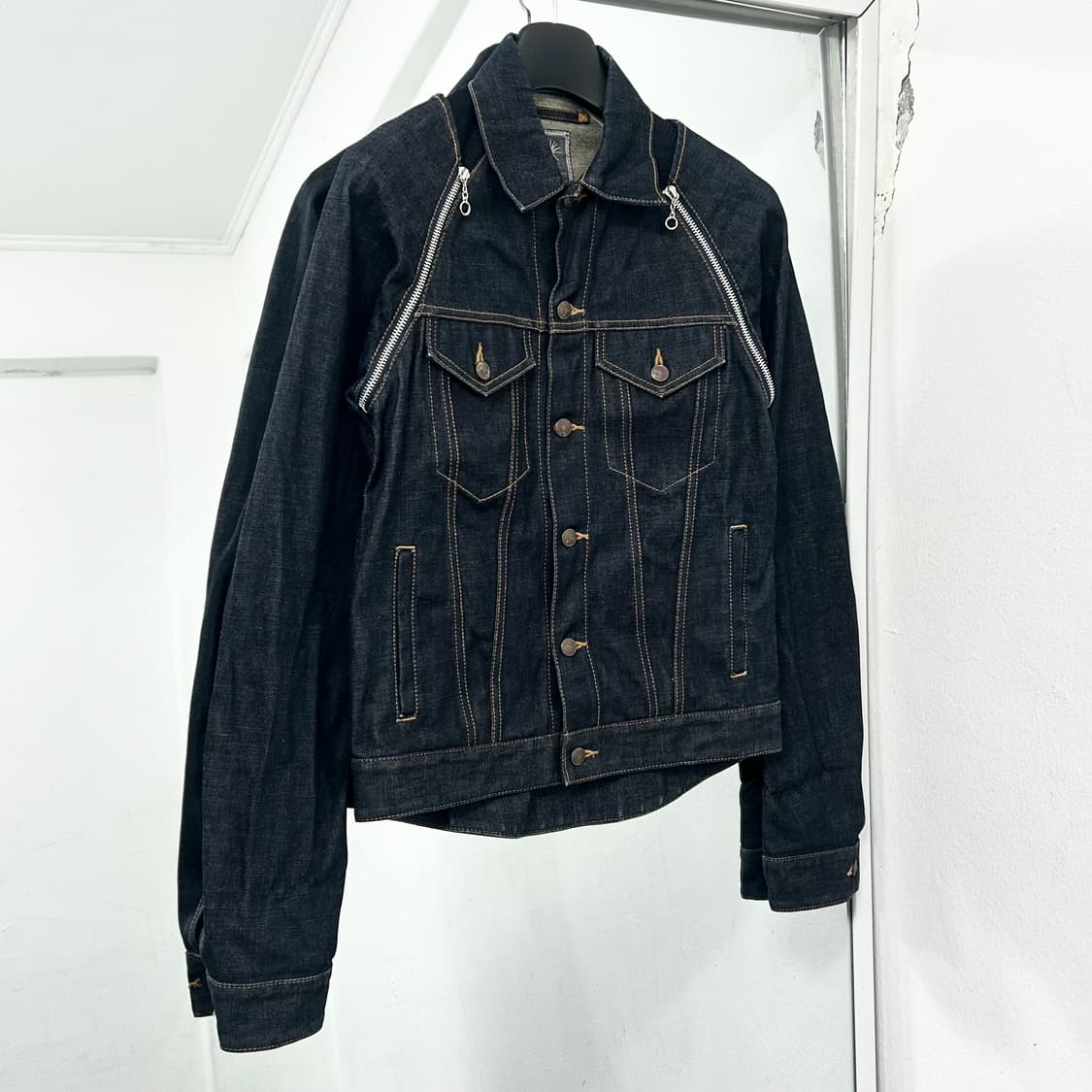 미하라 야스히로 컨버터블 데님 자켓 상품이미지1