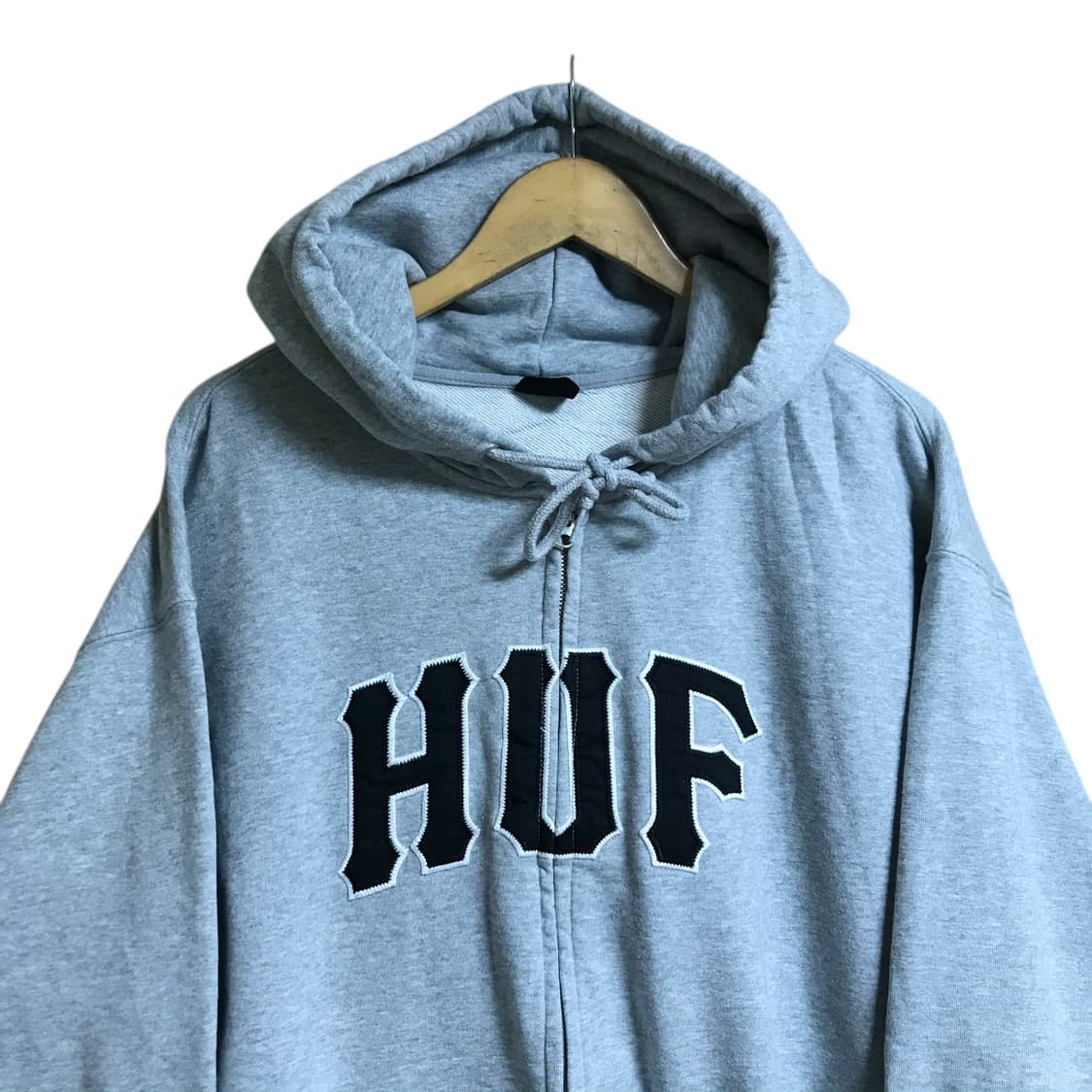 허프 24s 아플리케 투웨이 후드집업자켓 상품이미지1