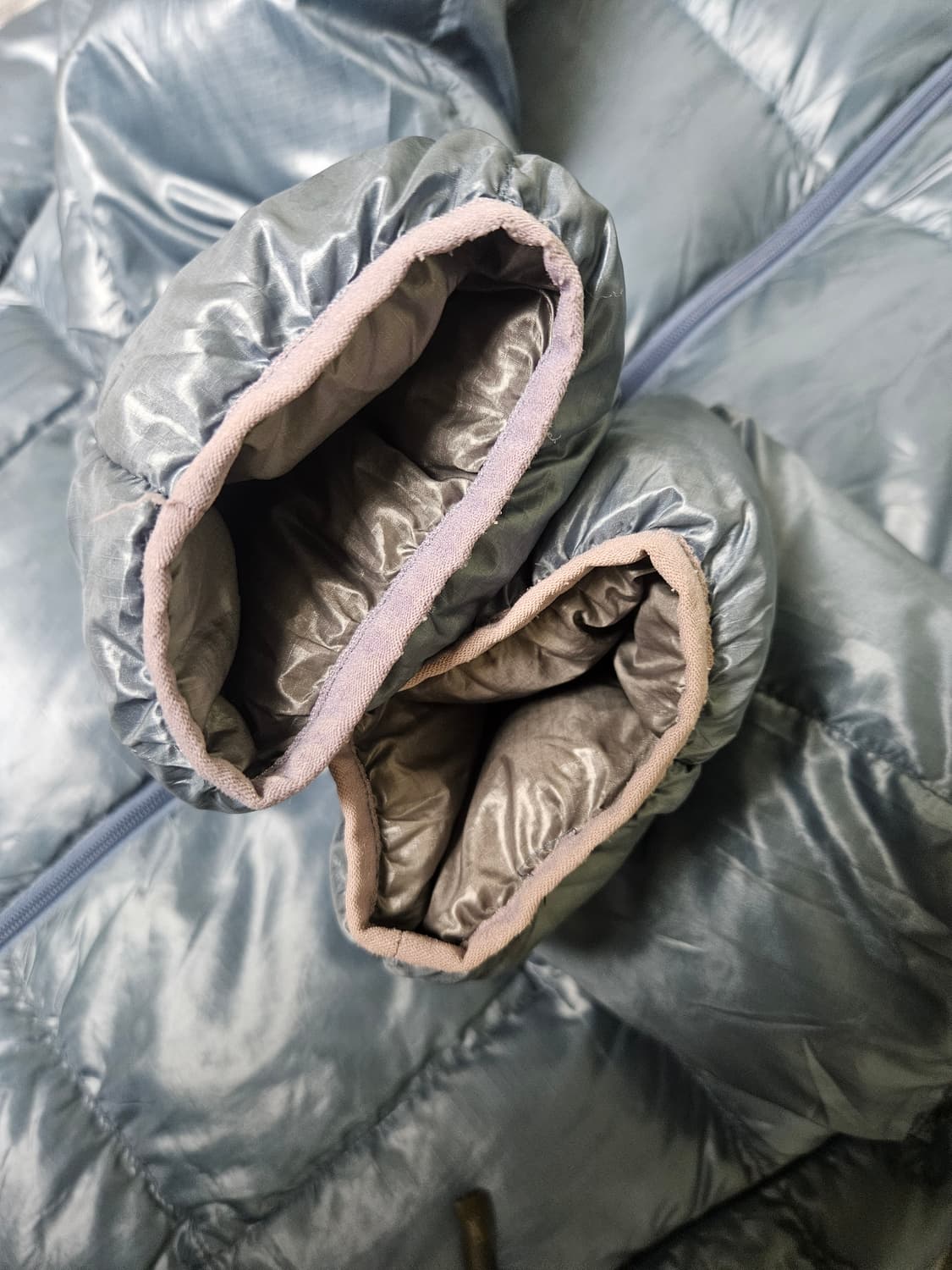 [L] 몽벨 수페리어 논후드 다운 경량 패딩 점퍼 상품이미지4