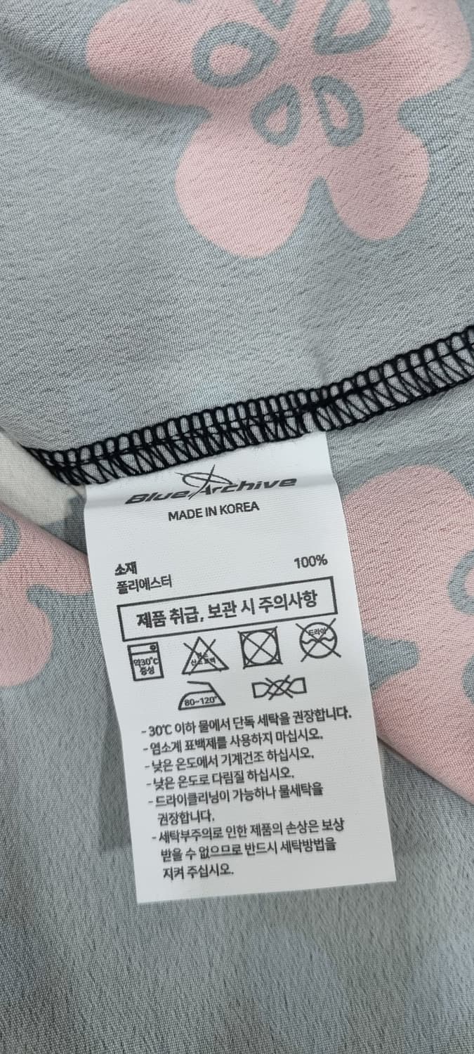 블루 아카이브 3.5주년 한정판 반팔 셔츠 L _ 남성 상품이미지10