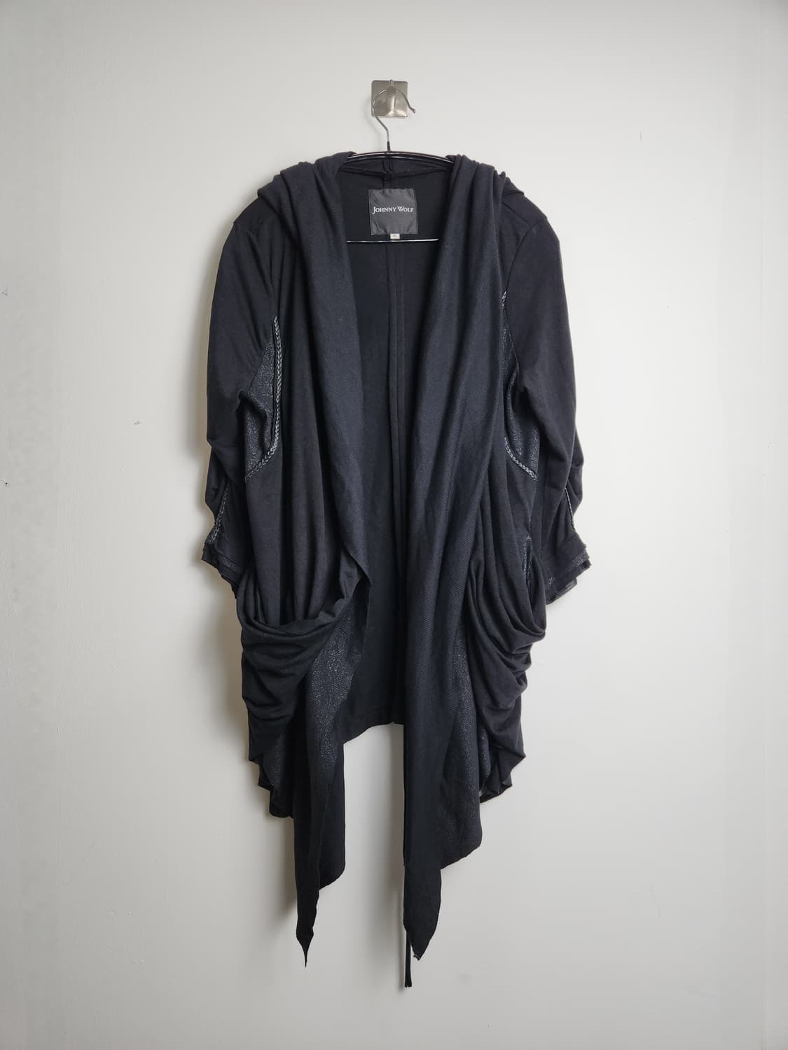 러플 후드 롱 가디건 상품이미지7