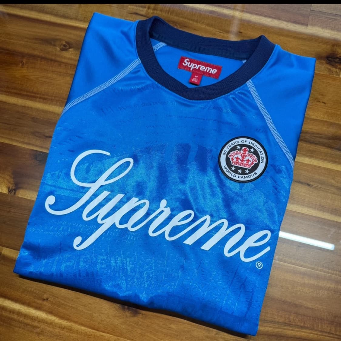 슈프림 자카드 사커 유니폼 m 상품이미지1