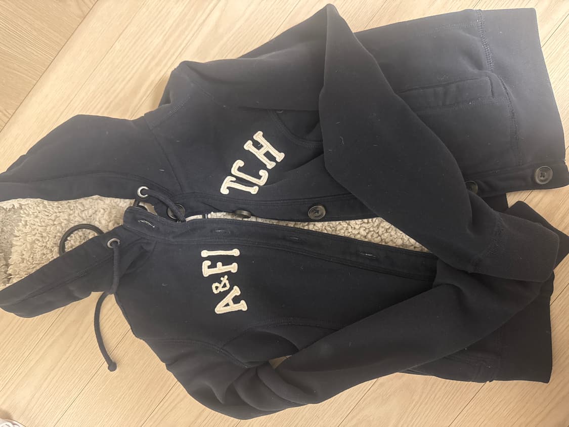 아베크롬비 양털 후드 집업 s 상품이미지1