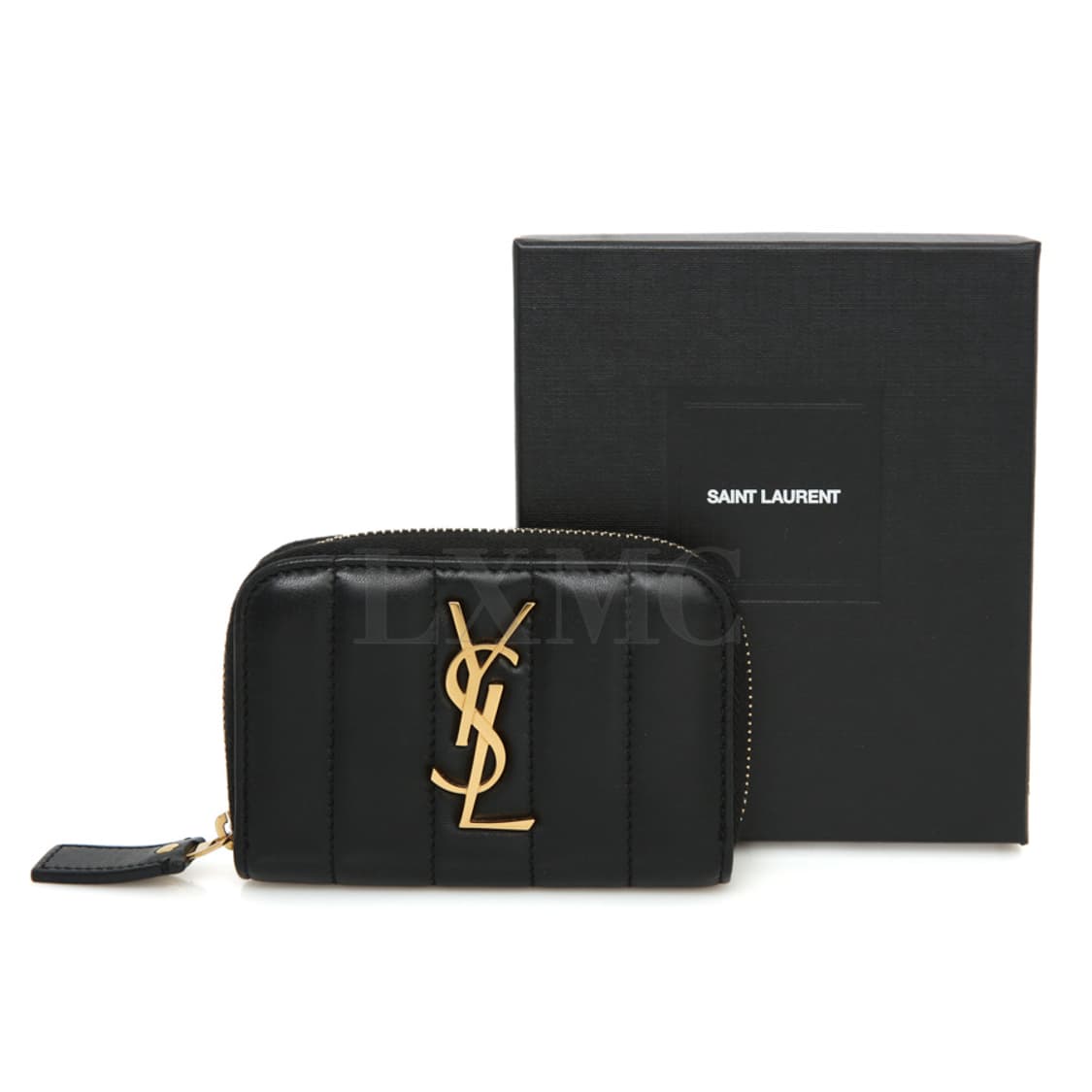 생로랑 비키 지퍼지갑 동전 카드지갑 블랙 미니지갑 553710 상품이미지10