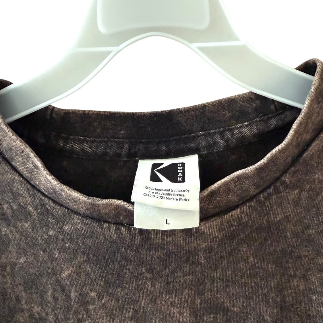 [L] 코닥 피그먼트 워싱 반팔 티셔츠 상품이미지5