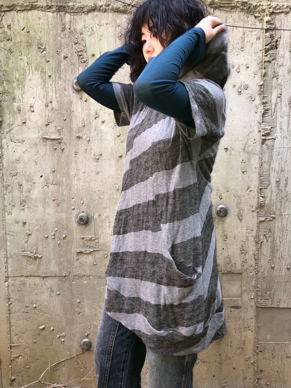 diagonal hood 상품이미지2