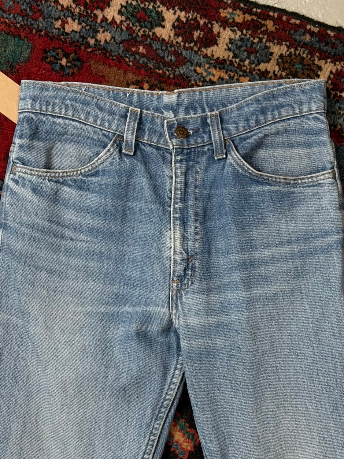 80's USA Made 빈티지 리바이스 646 벨바텀 부츠컷 오렌지탭 상품이미지5