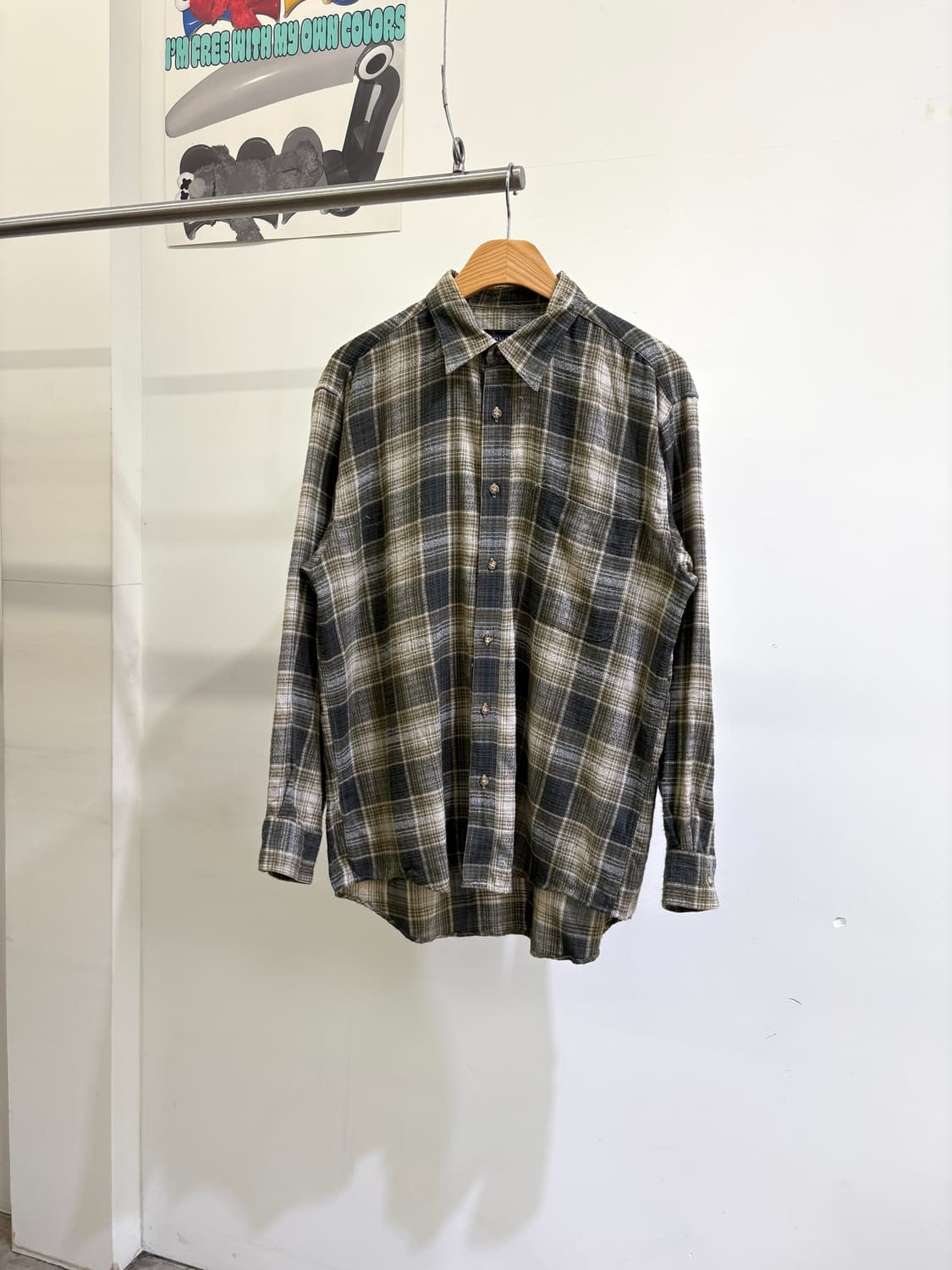 CONNECT 체크 셔츠 상품이미지1