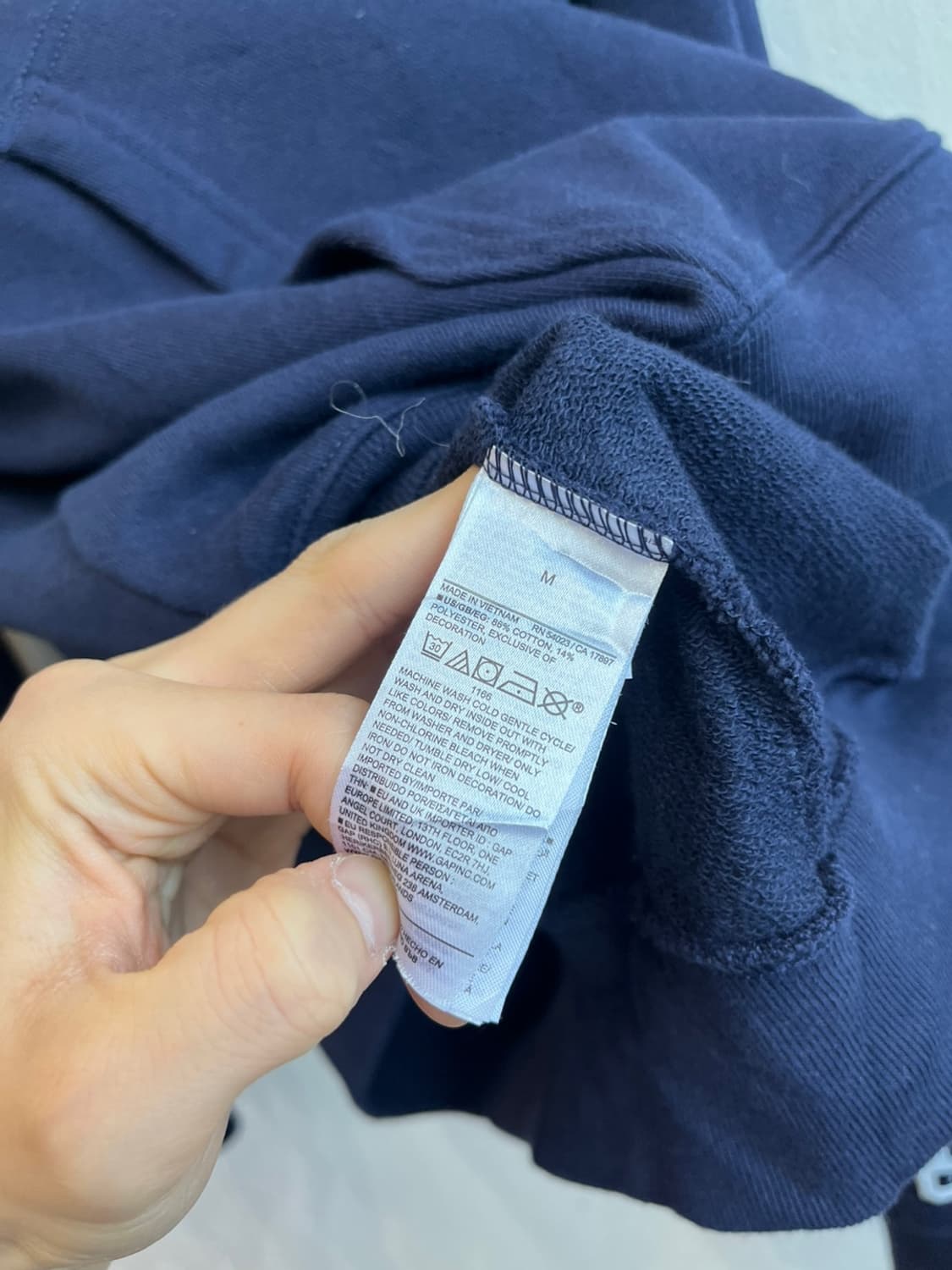 GAP 갭 재팬 30주년 후드집업 네이비 상품이미지8