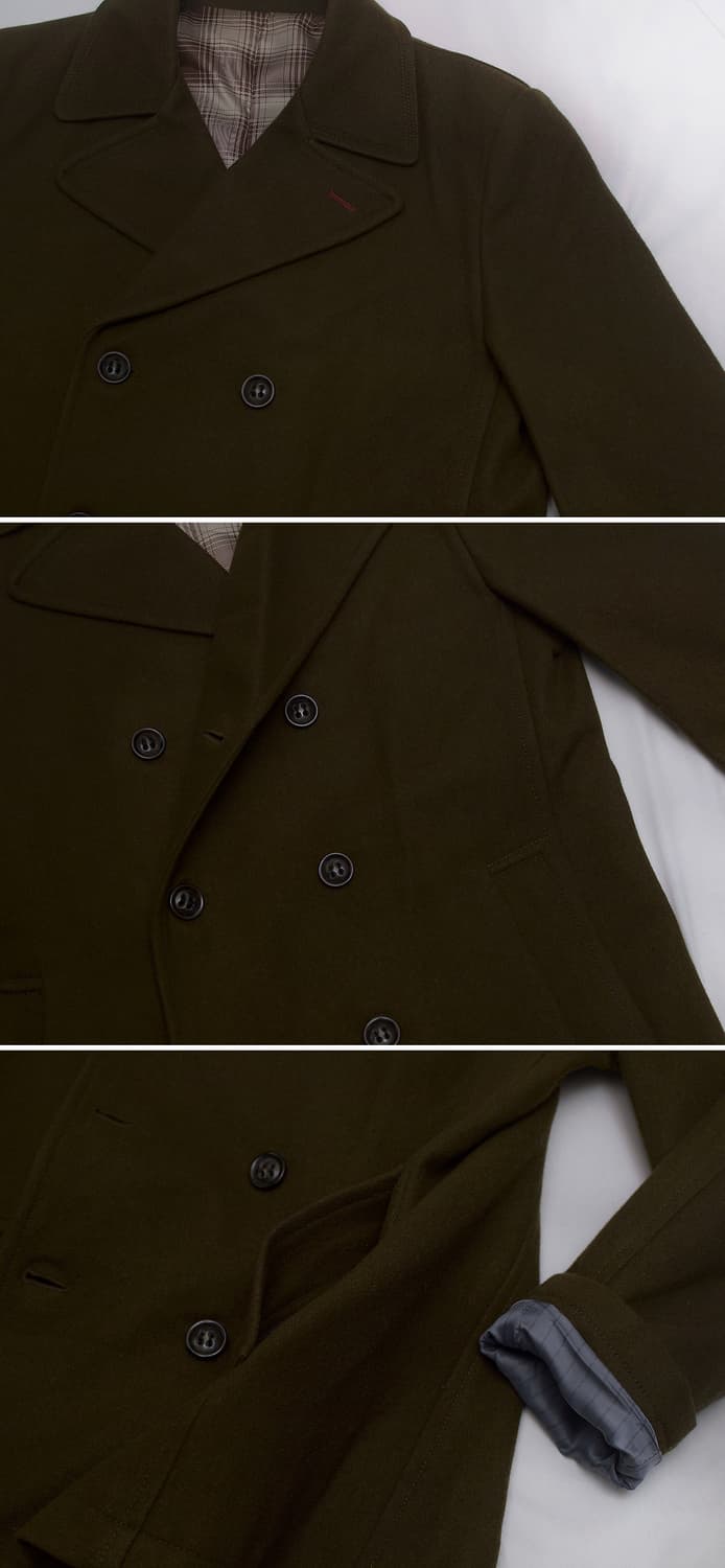 시리즈 (series) 모던 클래식 멜튼울 더블 피코트 자켓 (100+) 상품이미지8