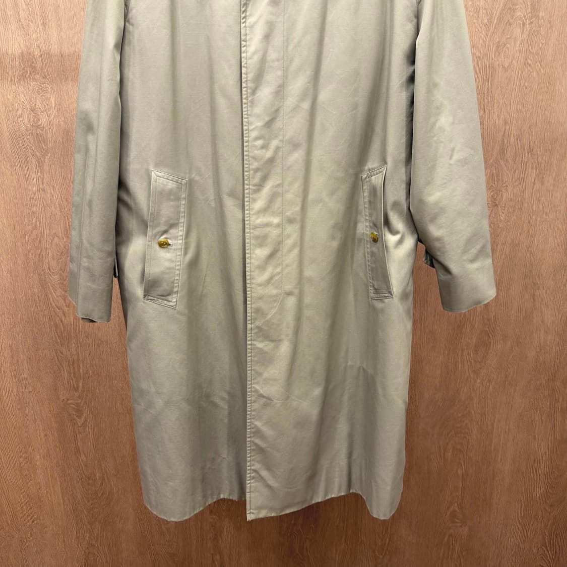 버버리 싱글 트렌치 코트 래글런 슬리브 디테일 카키 베이지 상품이미지5