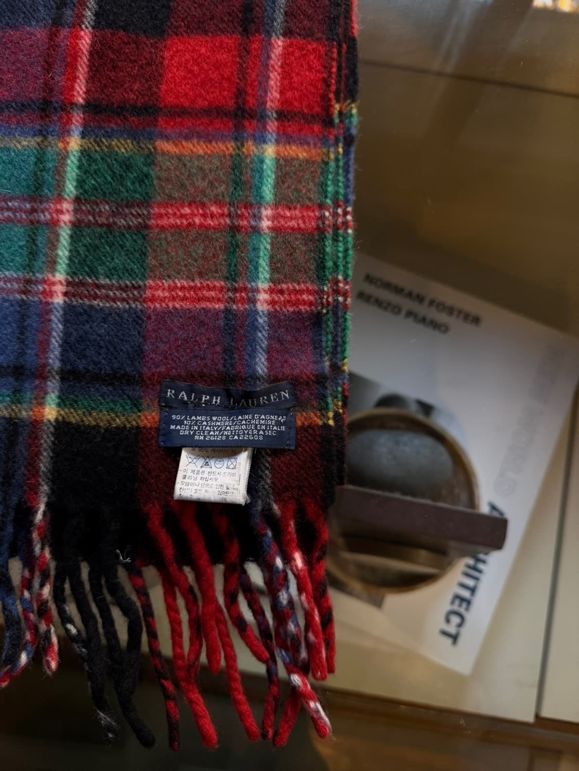 랄프로렌 램스울/캐시미어 머플러 상품이미지3