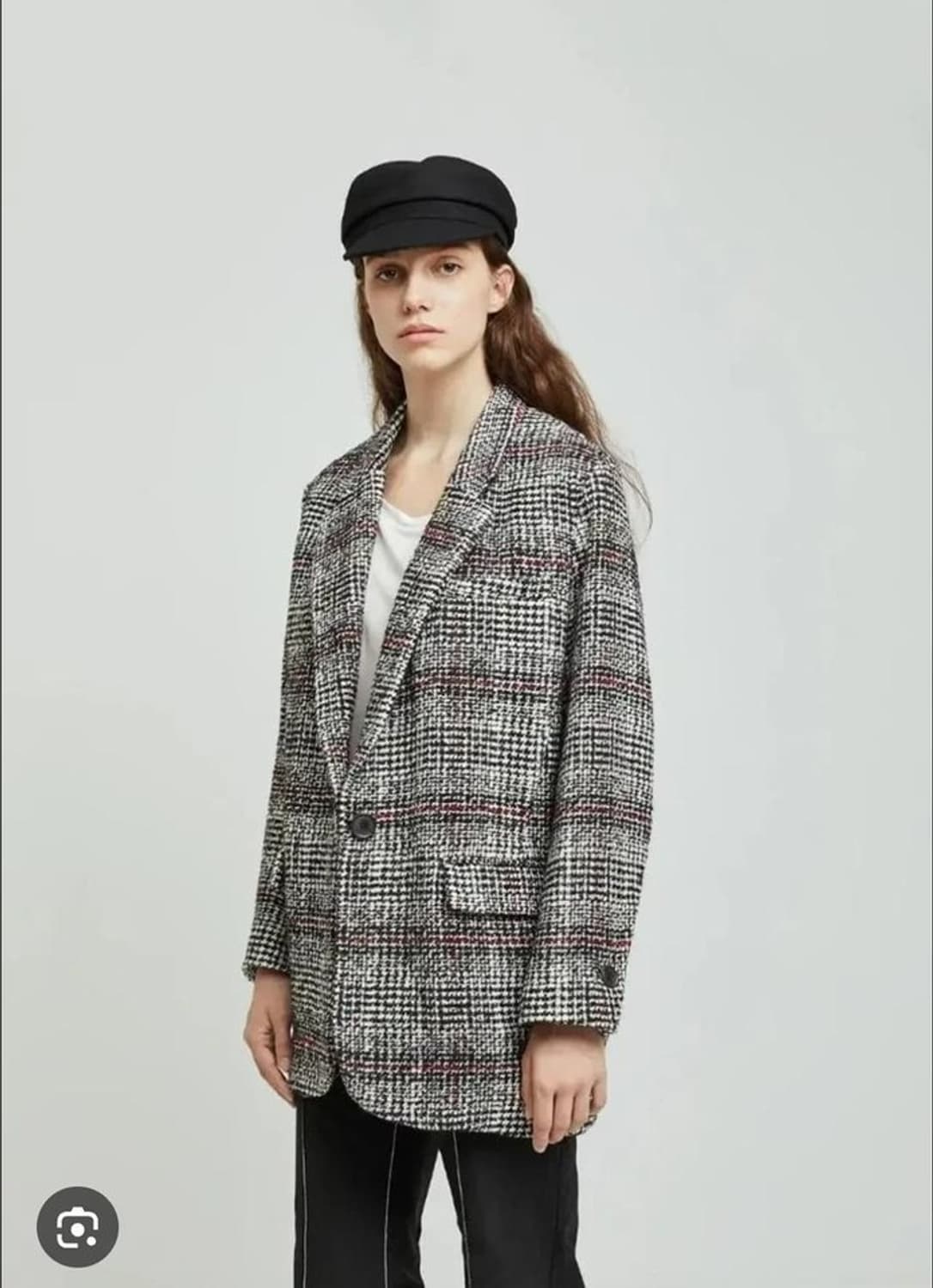 이자벨마랑 에뚜왈 버진울 트위드 체크 자켓 36사이즈 상품이미지1