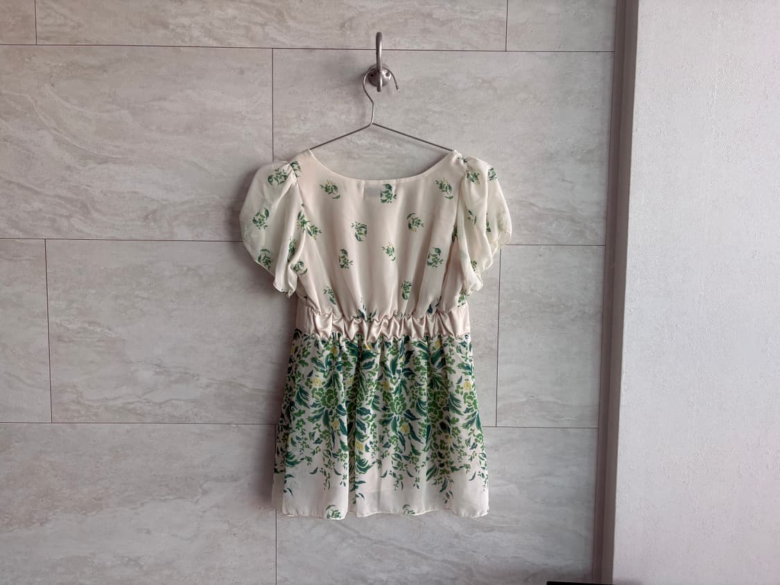 floral puff blouse 상품이미지5