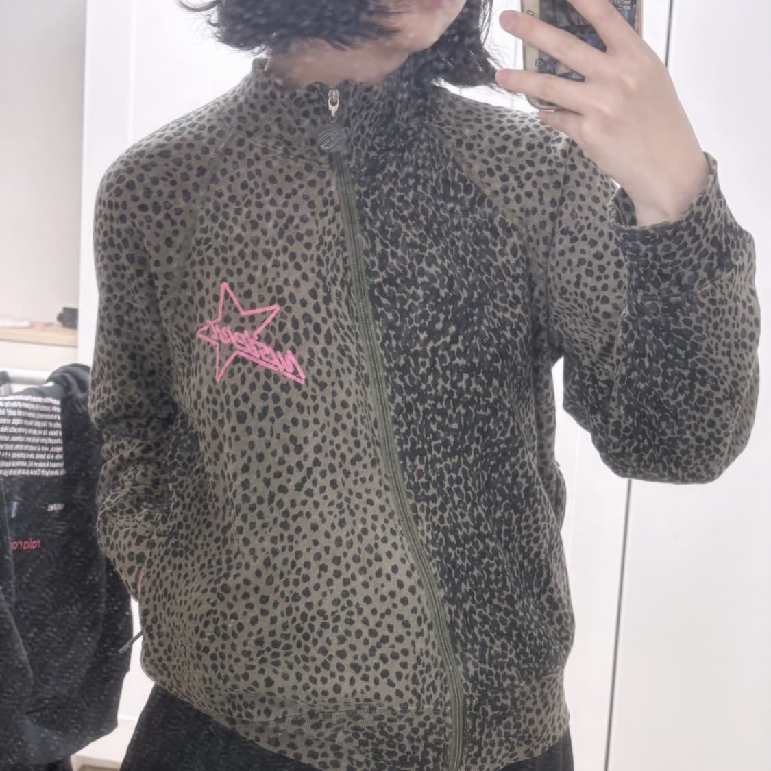 히스테릭 글래머 레오파드 집업 상품이미지2