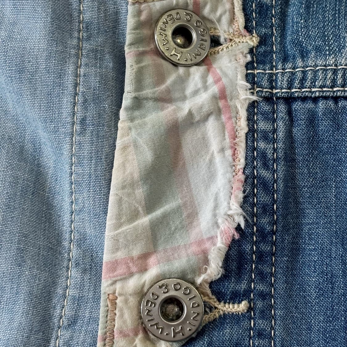 Issey Miyake Hai Patchwork Denim T-shirt 상품이미지6