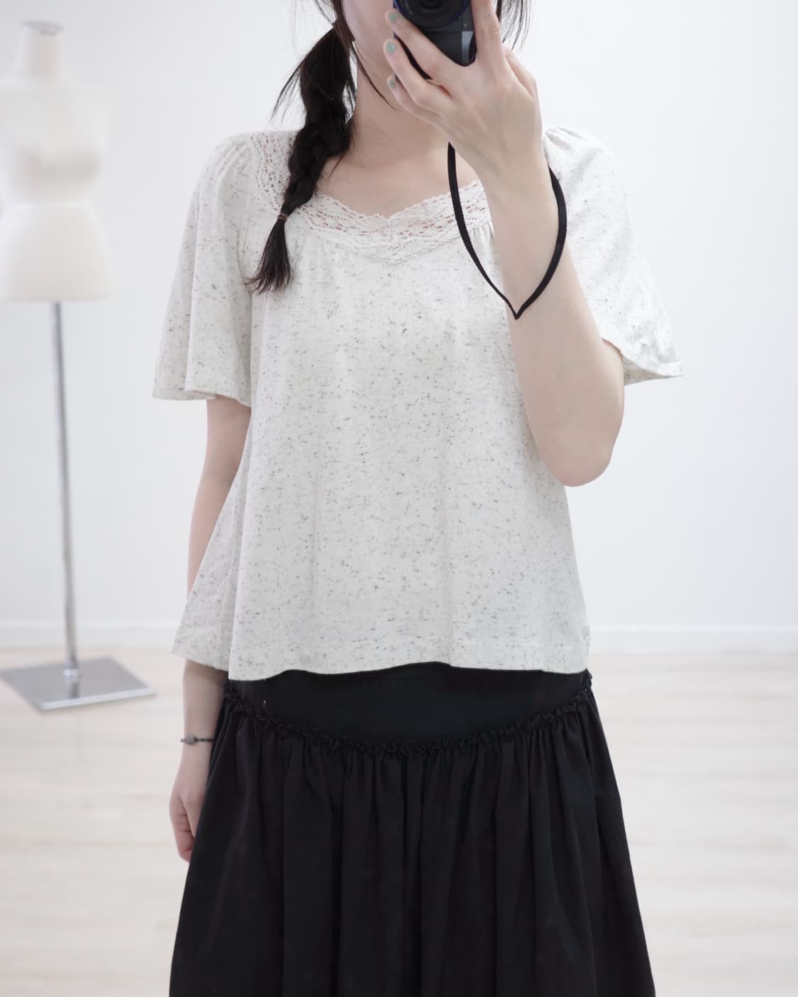 Oatmeal Basic T-shirt 상품이미지4