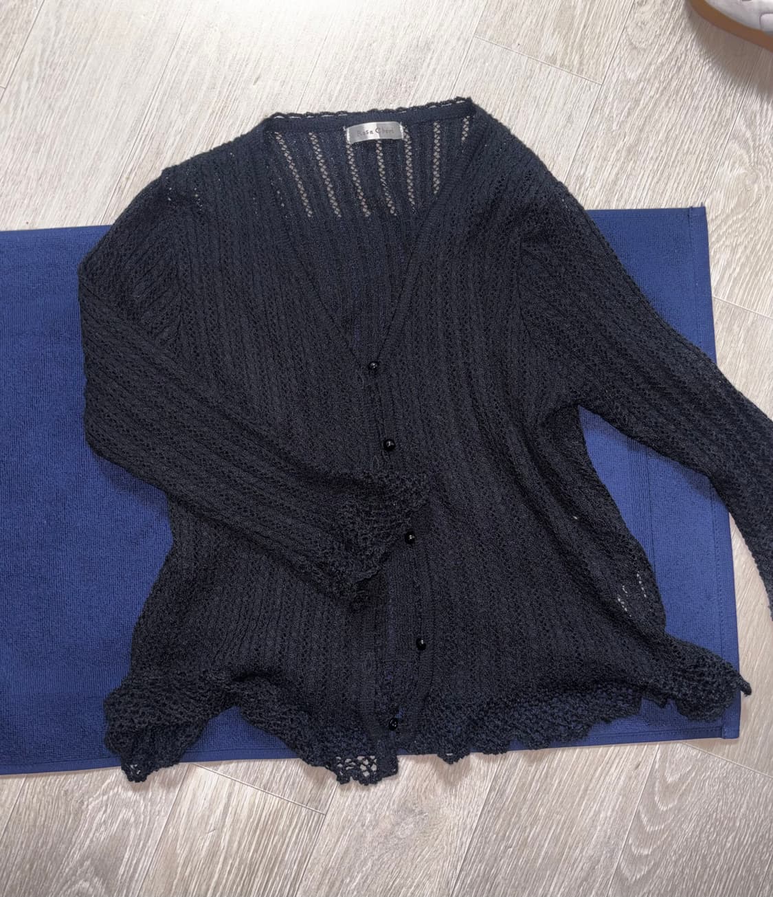 고스 블랙 가디건 상품이미지1