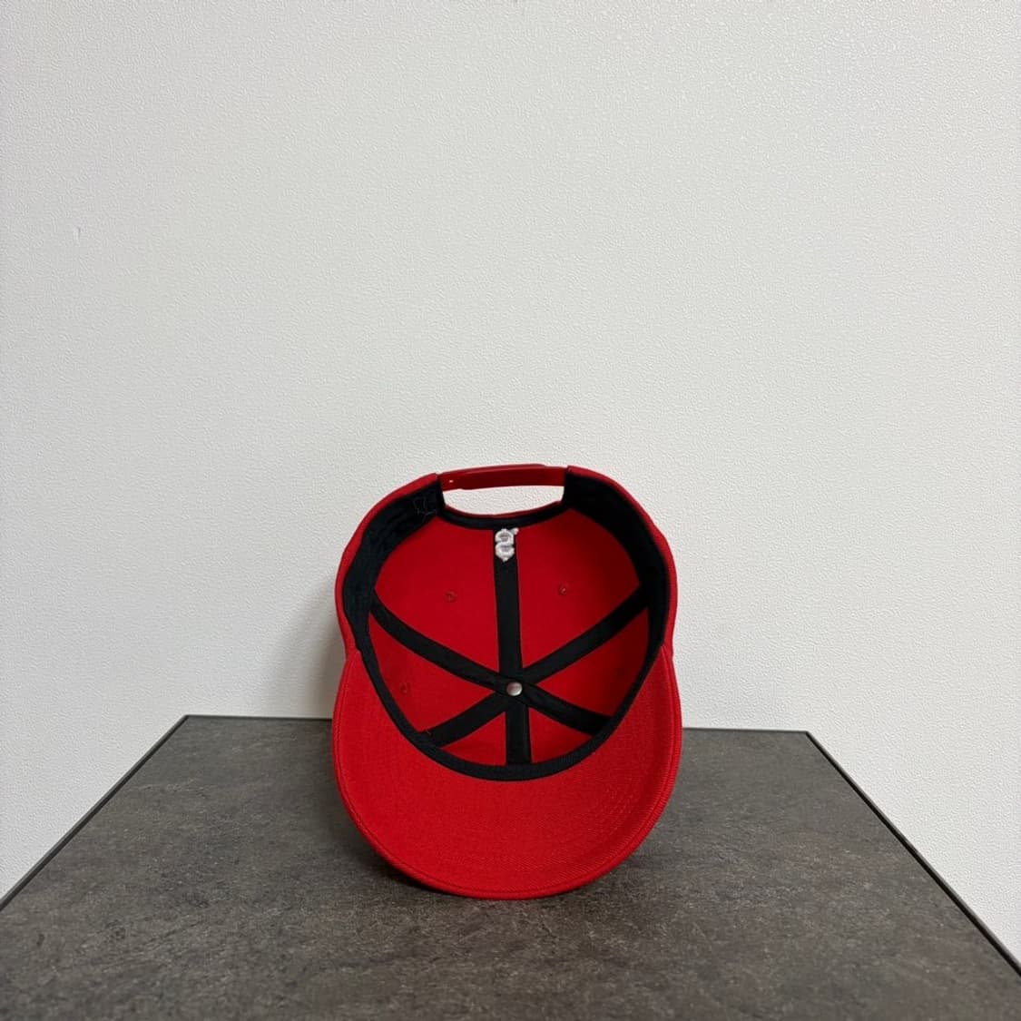 (OS) 슈프림 6패널 볼캡 모자 아크 로고 워시드 레드 상품이미지5