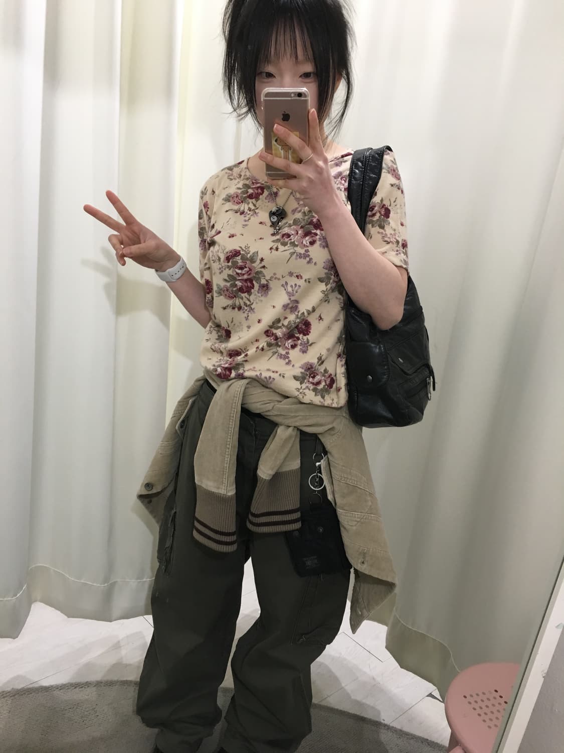 Retro Hana Layered Top Set 상품이미지6