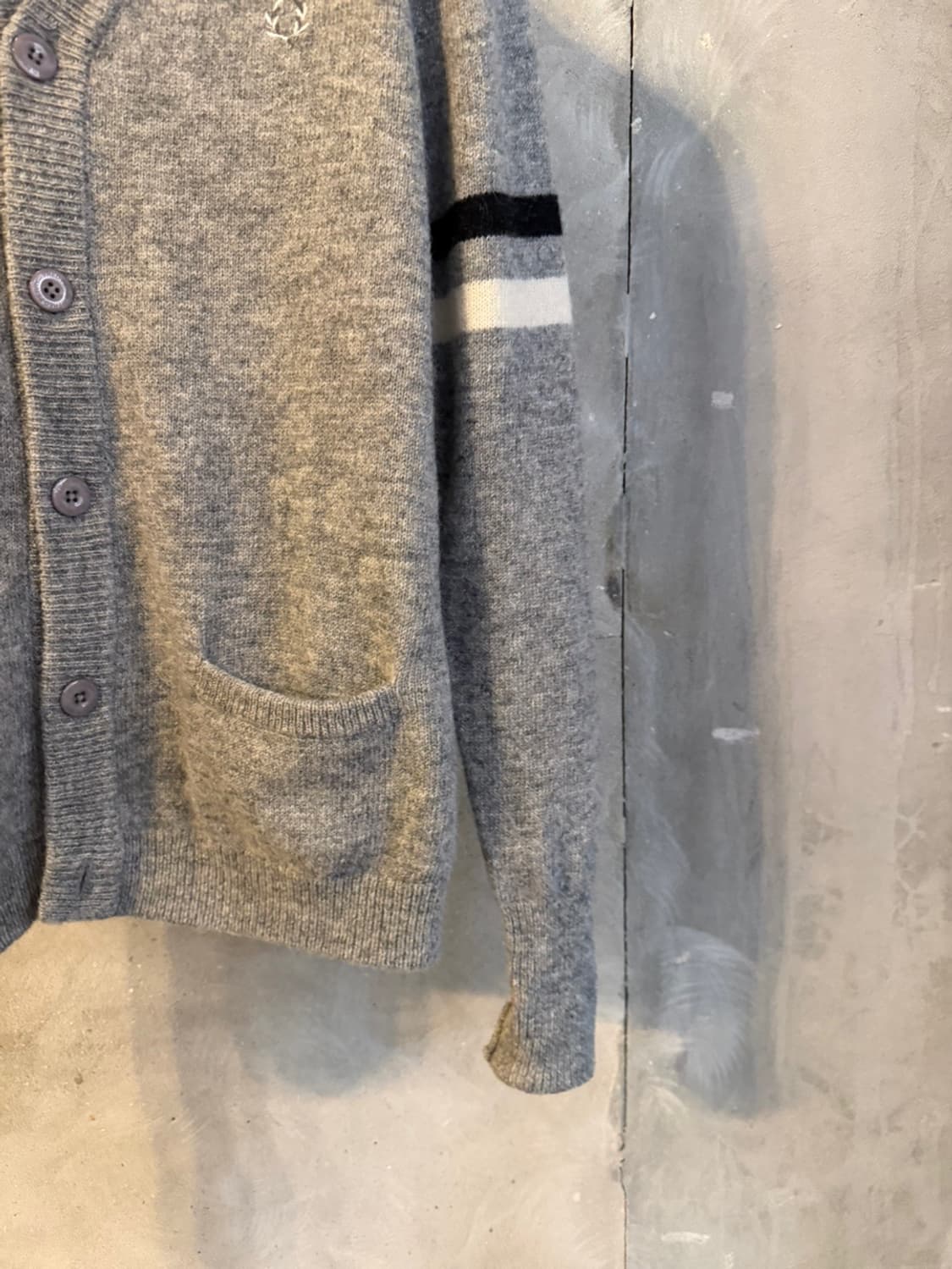 프레드페리 셔틀랜드울 가디건 100 상품이미지6