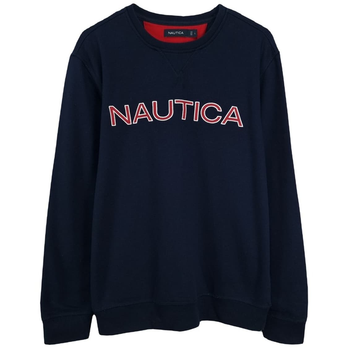 [노티카] 빅로고 패치 맨투맨 네이비 M18981 상품이미지2