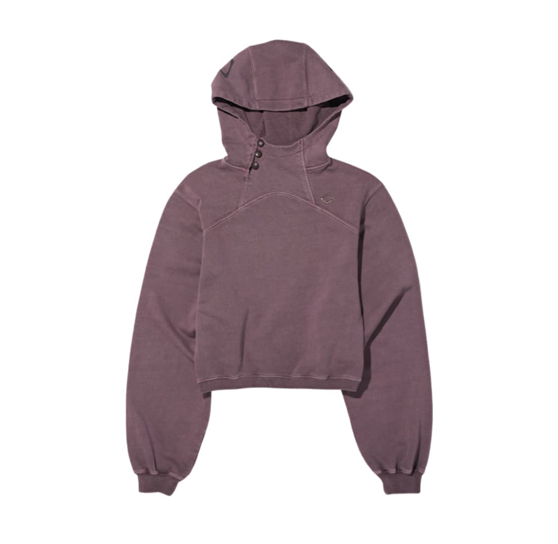 미스치프 버튼 업 크롭후드 상품이미지1