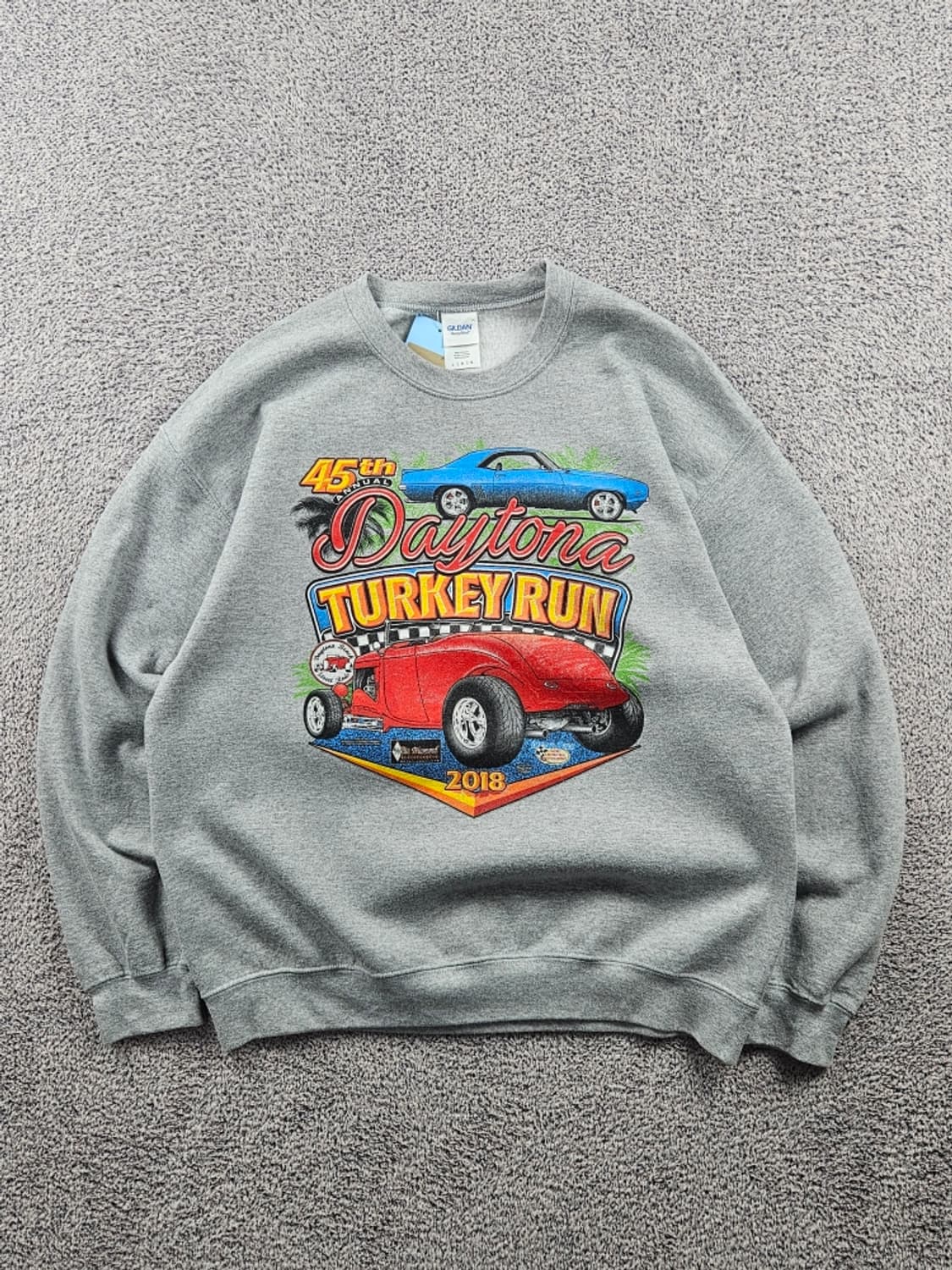 길단 레이싱 데이토나 터키런 맨투맨 스웻 셔츠 ( L ) / 10935 상품이미지1