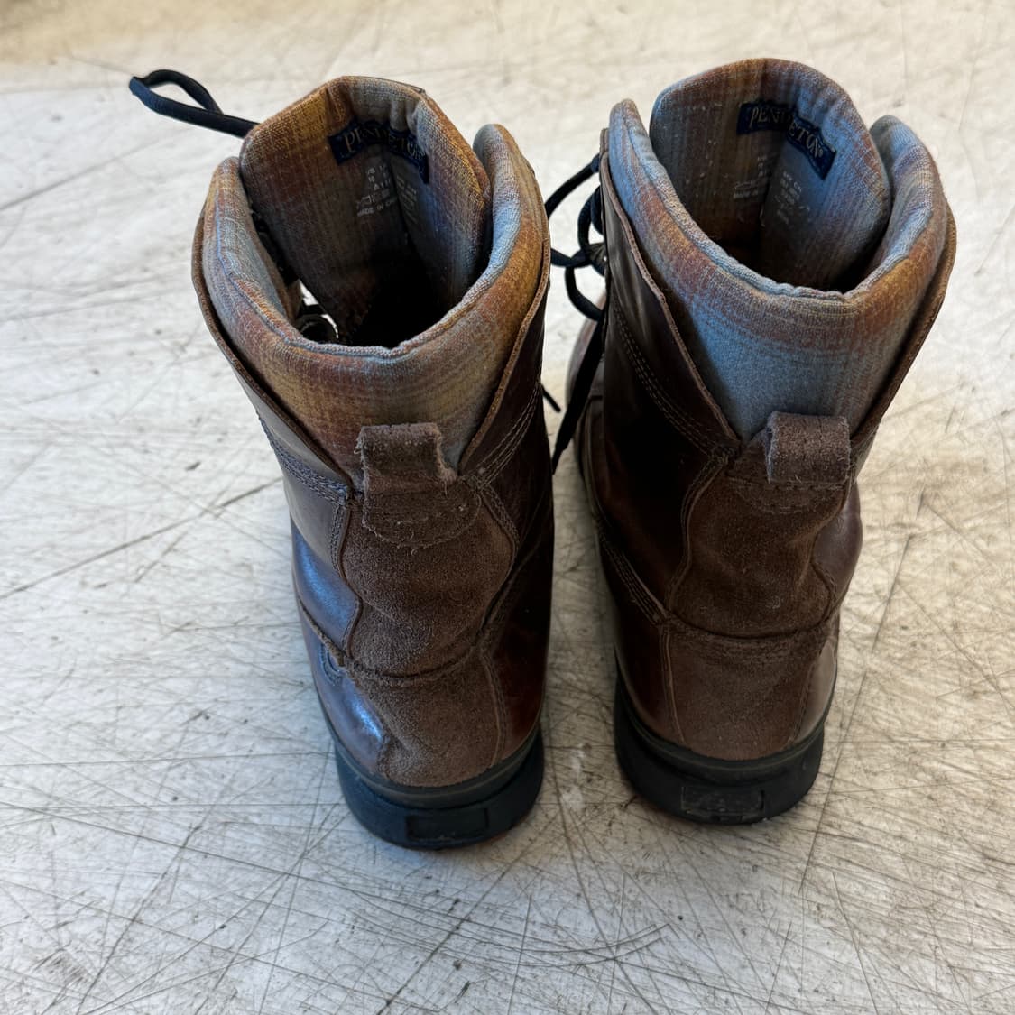 팀버랜드 X 펜들턴 비브람창 콜라보 레더 워커 280 상품이미지5