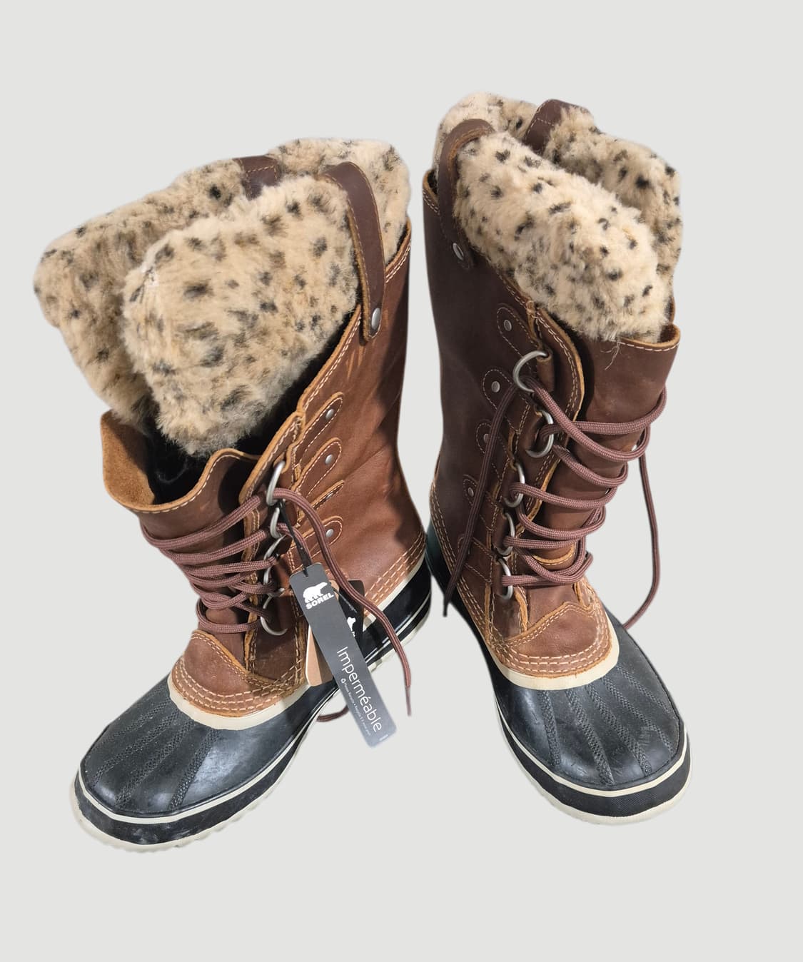 새상품[240]소렐 여자 가죽 워터프루브 방한 부츠 상품이미지1