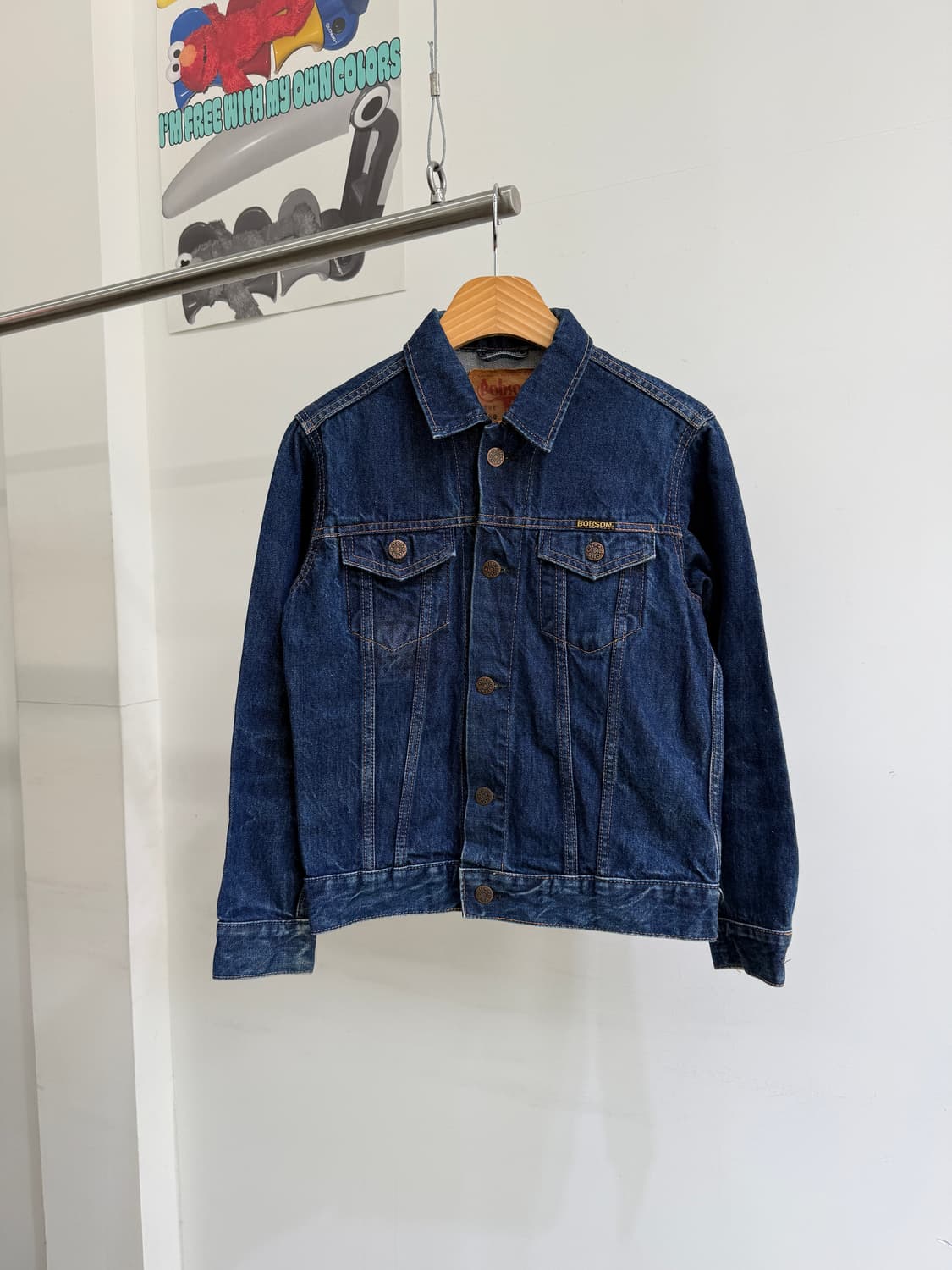빈티지 BOBSON 데님 트러커 자켓  상품이미지1