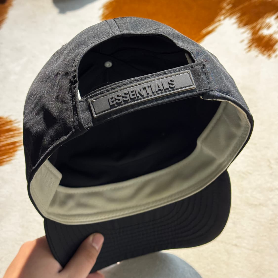 피어오브갓 x 뉴에라 레트로 볼캡 블랙 (OS) 에센셜 상품이미지5