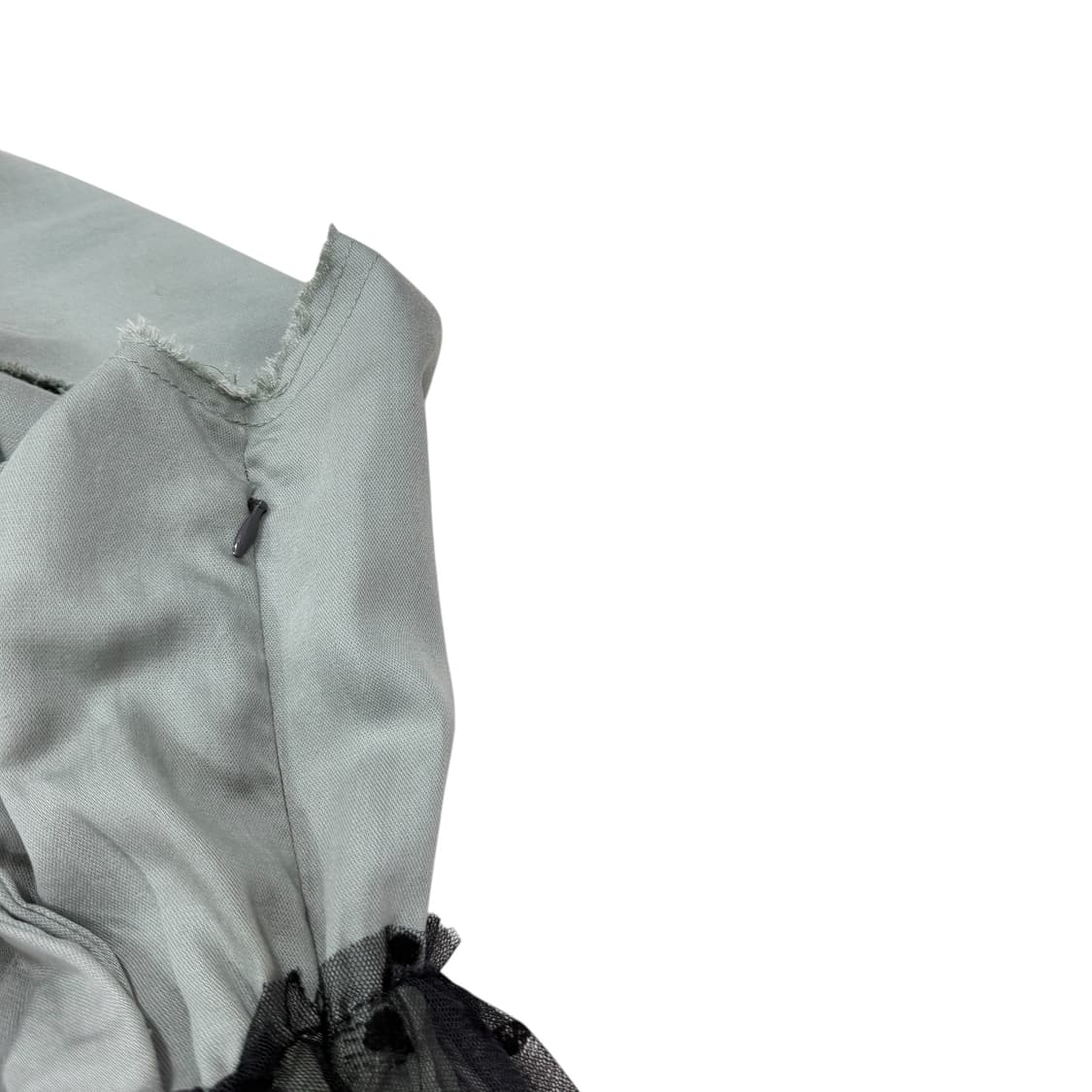 디젤 우먼 슬리브리스 드레스 레이스 나시 원피스 카키 블랙 2XS 상품이미지4