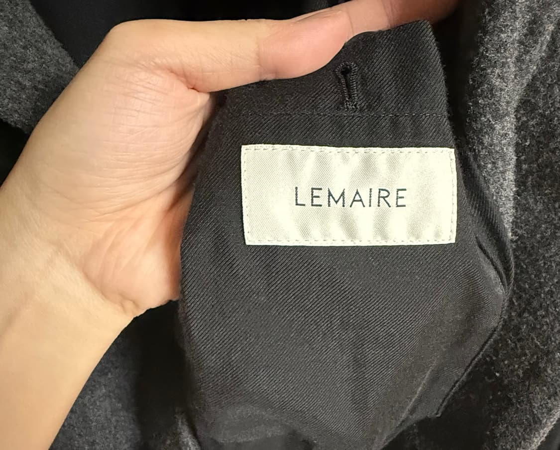 르메르 배스로브 코트 그레이 XS사이즈 상품이미지3