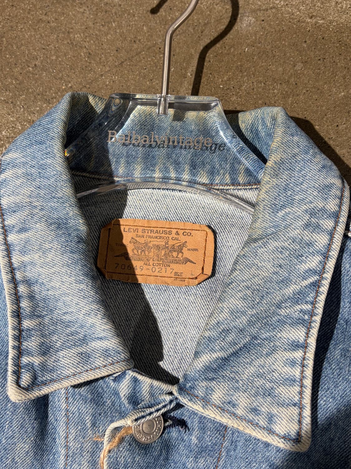 80‘s Levi’s Denim Trucker (Japan made) 상품이미지8