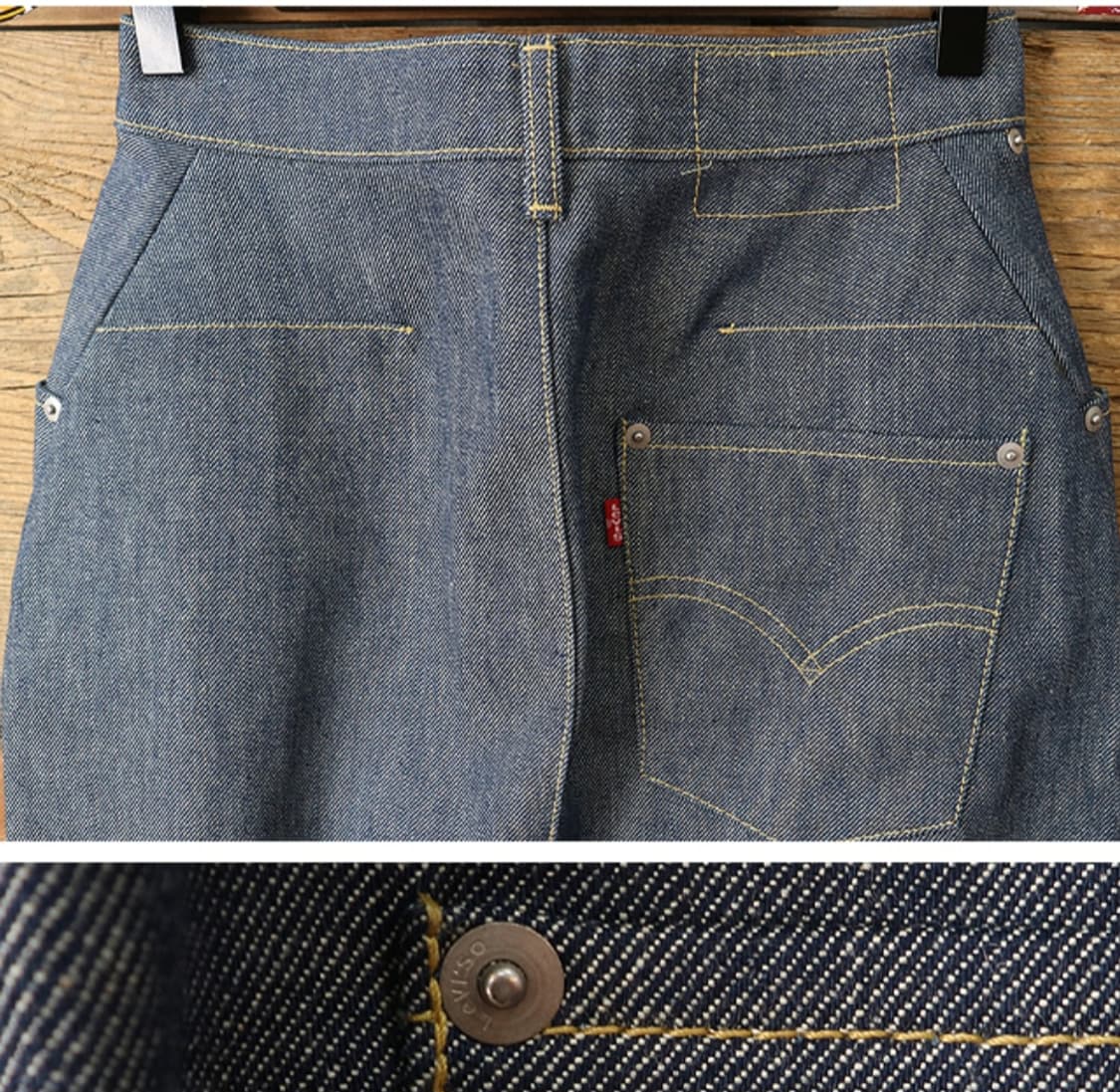 일본판 00S LEVIS 리바이스 엔지니어드 진 짧은 스커트
S 상품이미지5